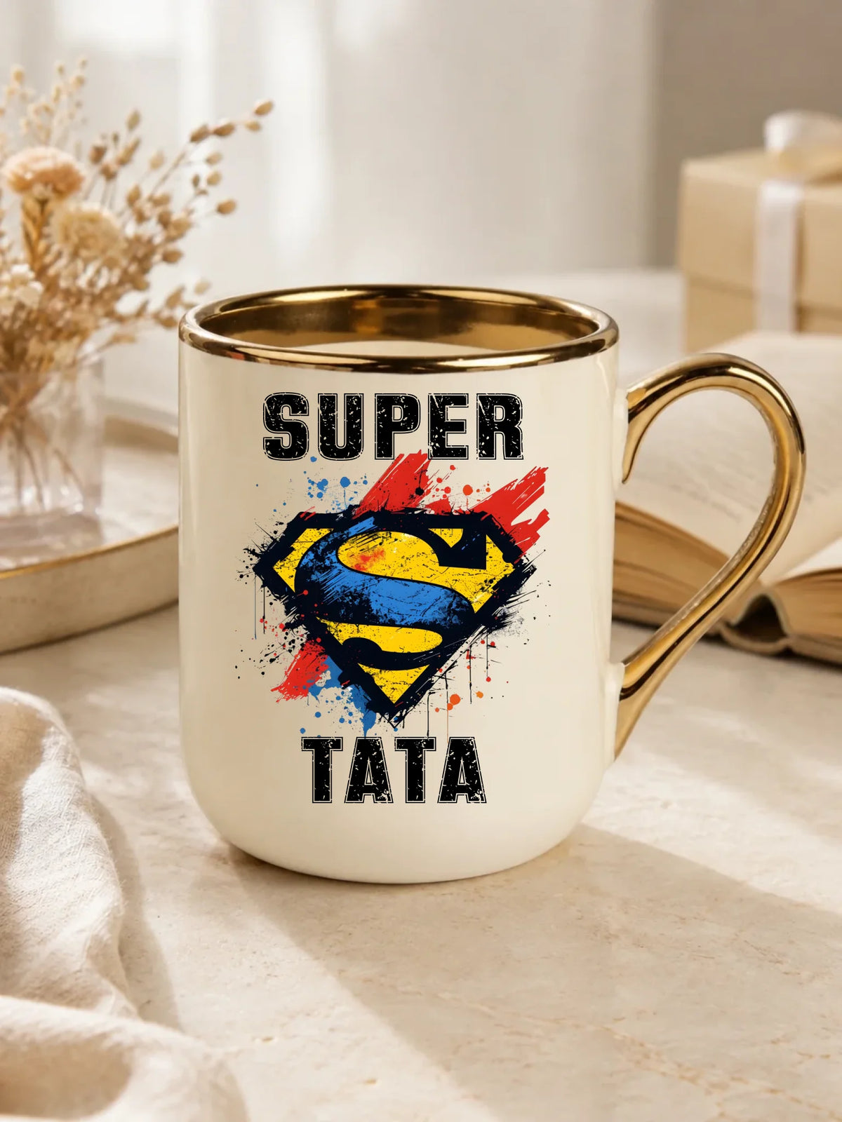Kubek elegant dla taty - Super Tata superbohater DT07