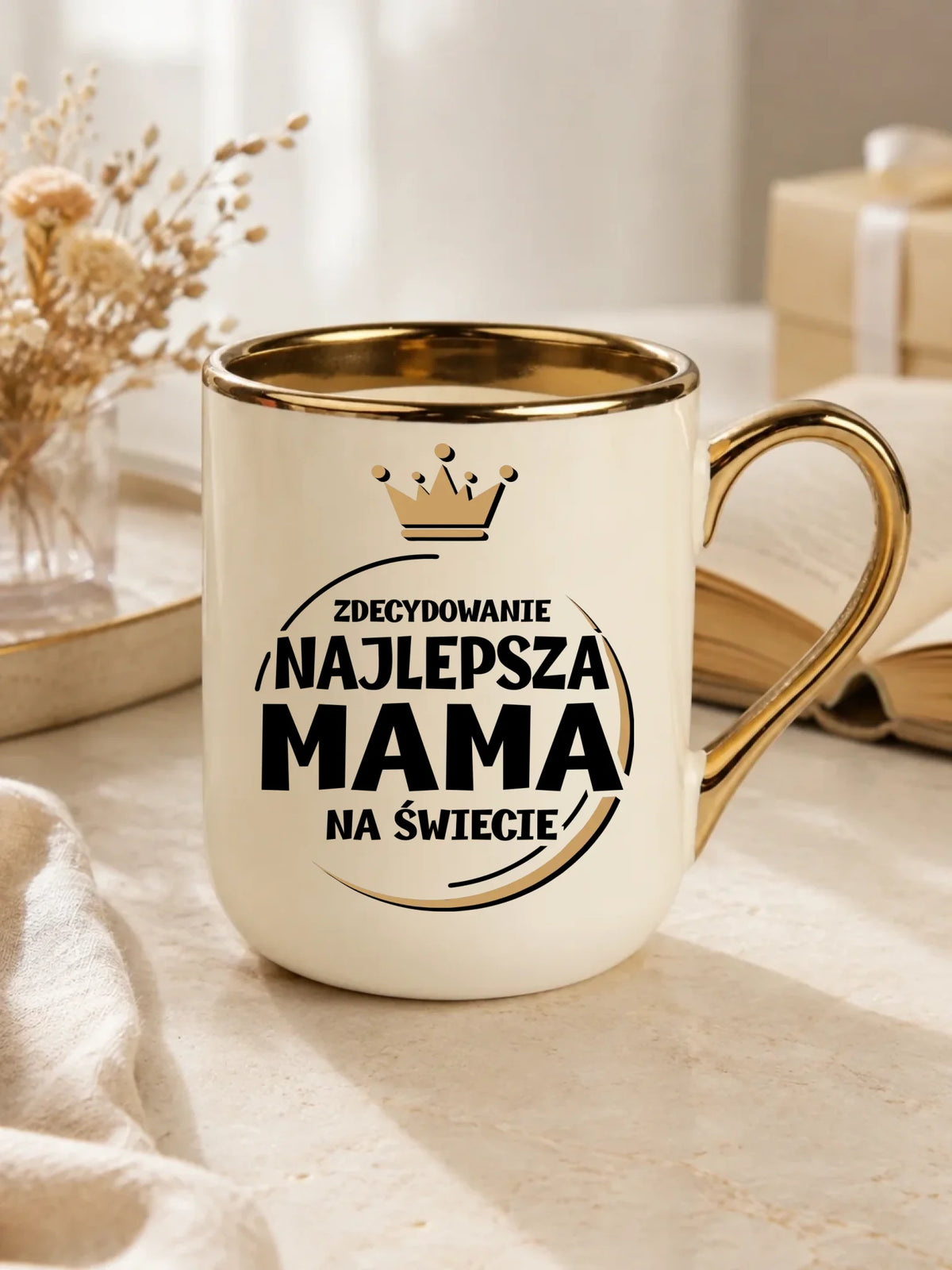 Kubek elegant dla mamy - Zdecydowanie najlepsza mama na świecie DM25