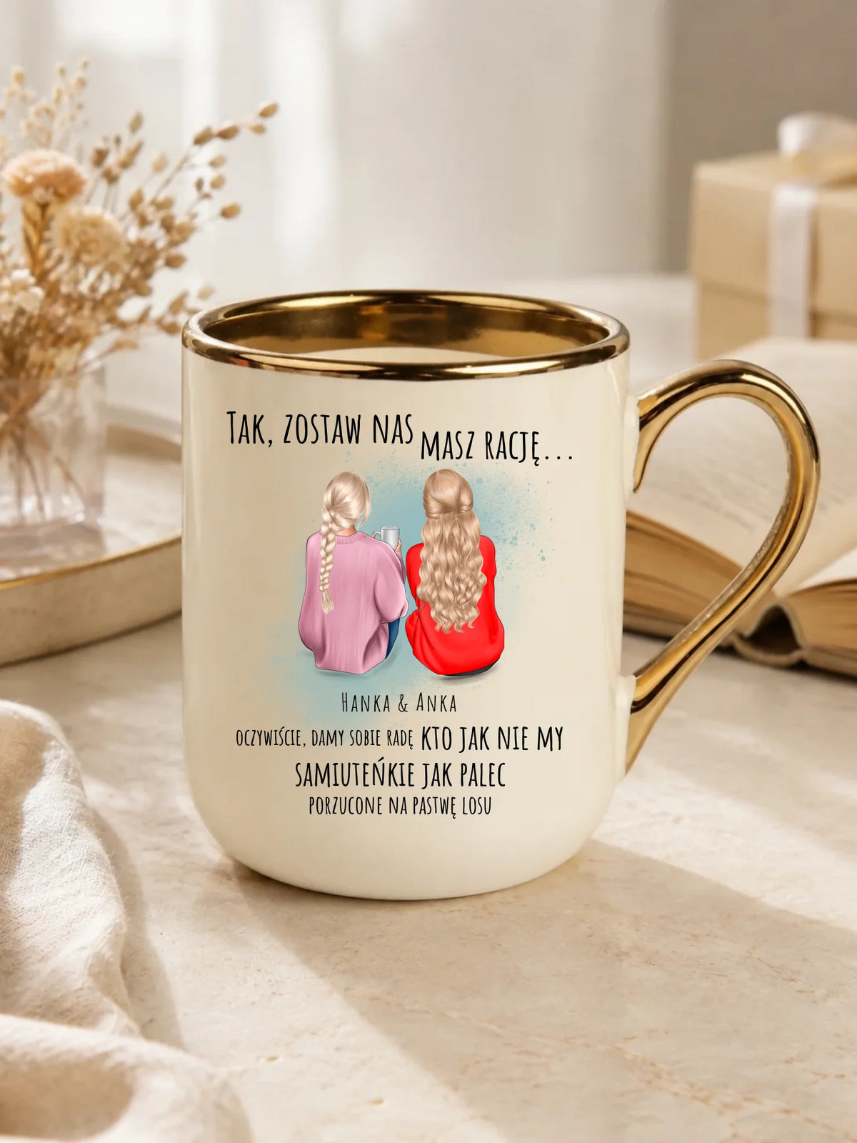 Kubek elegant na odejście z pracy - prezent od koleżanek - 2-5 osób personalizowany OP16