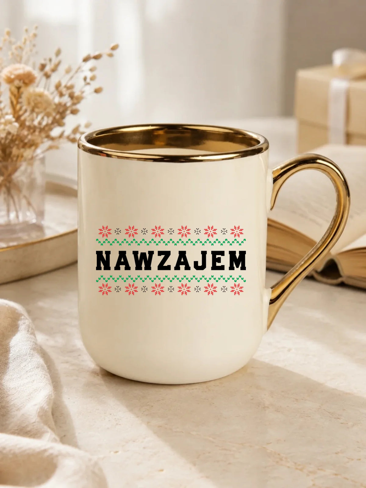 Kubek elegant świąteczny - Nawzajem BN150