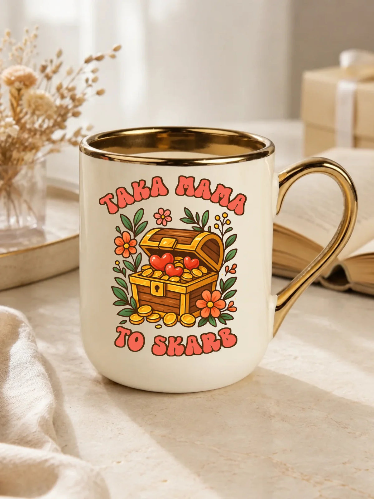 Kubek elegant dla mamy - Taka mama to skarb DM12