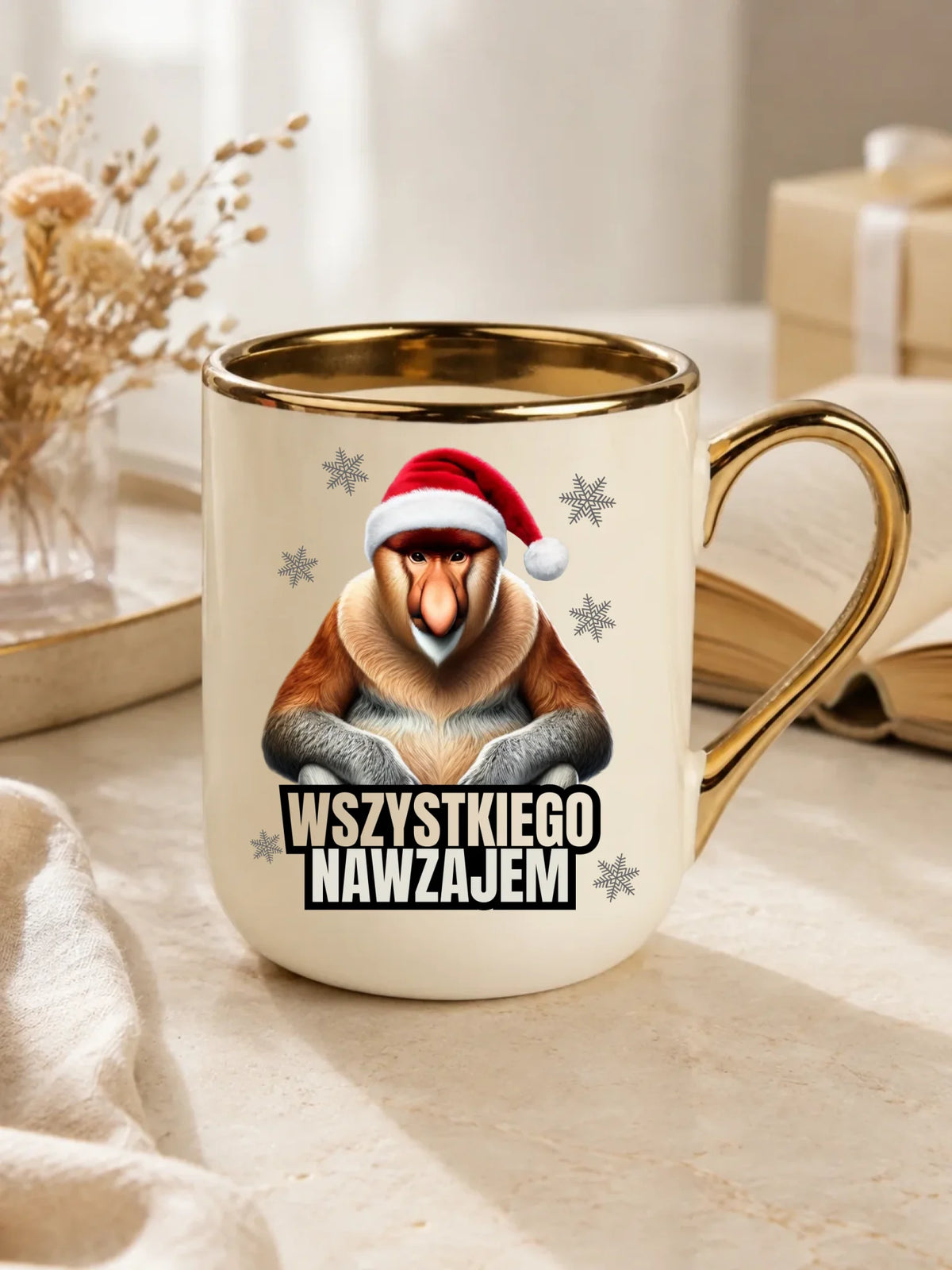 Kubek elegant świąteczny - Janusz Nosacz - Nawzajem BN110