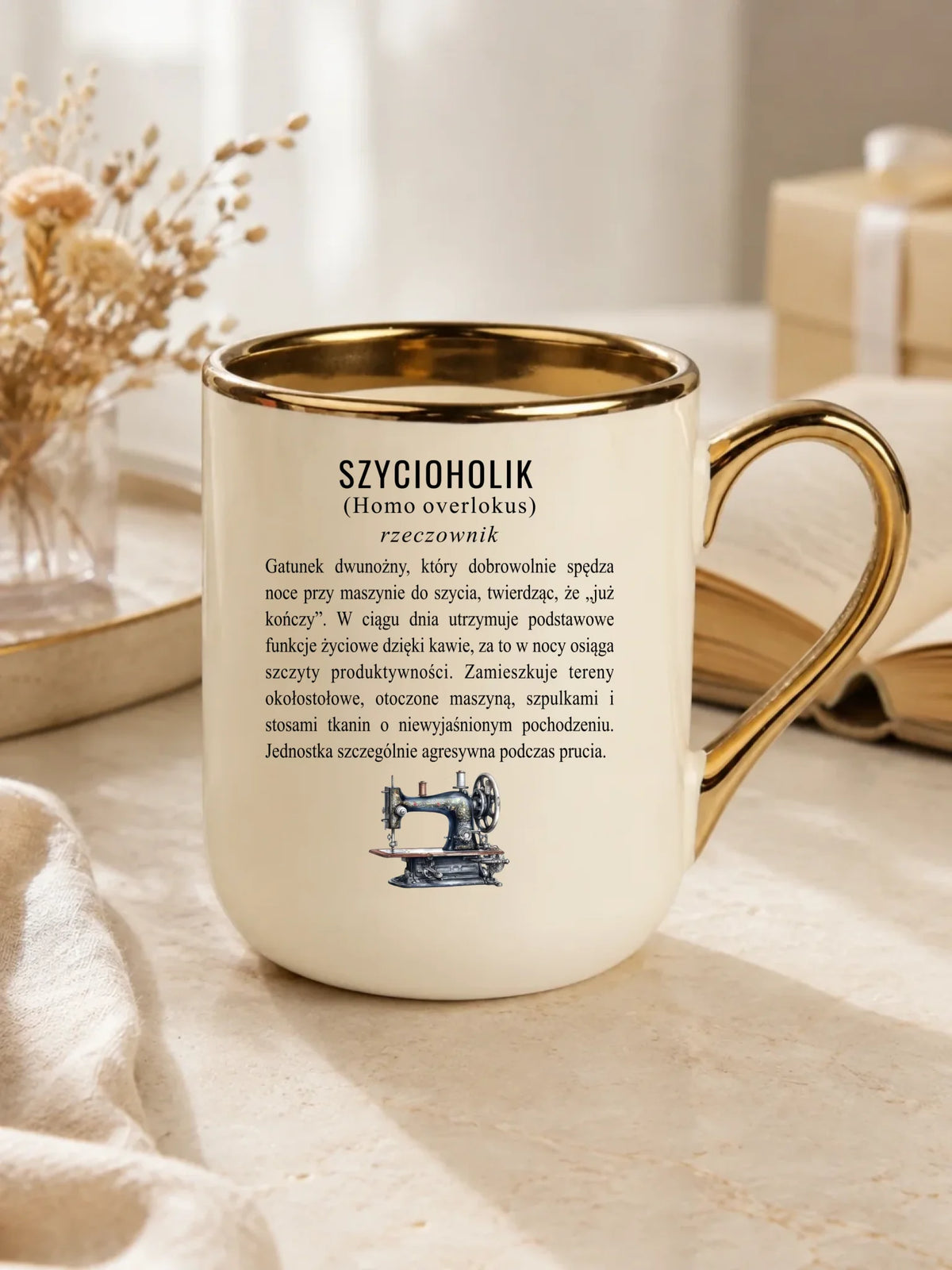 Kubek elegant szyciowy dla krawcowej - Szycioholik definicja HS10