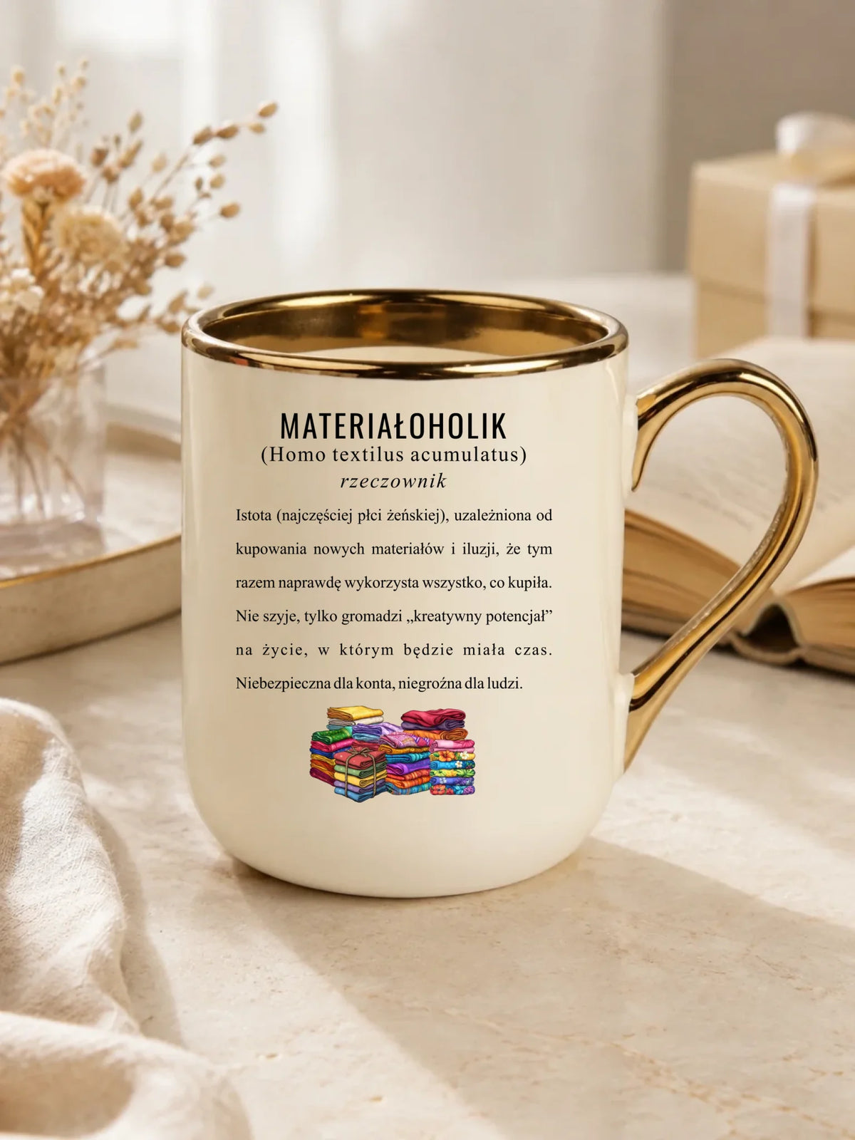 Kubek elegant szyciowy dla krawcowej - Materiałoholik definicja HS11
