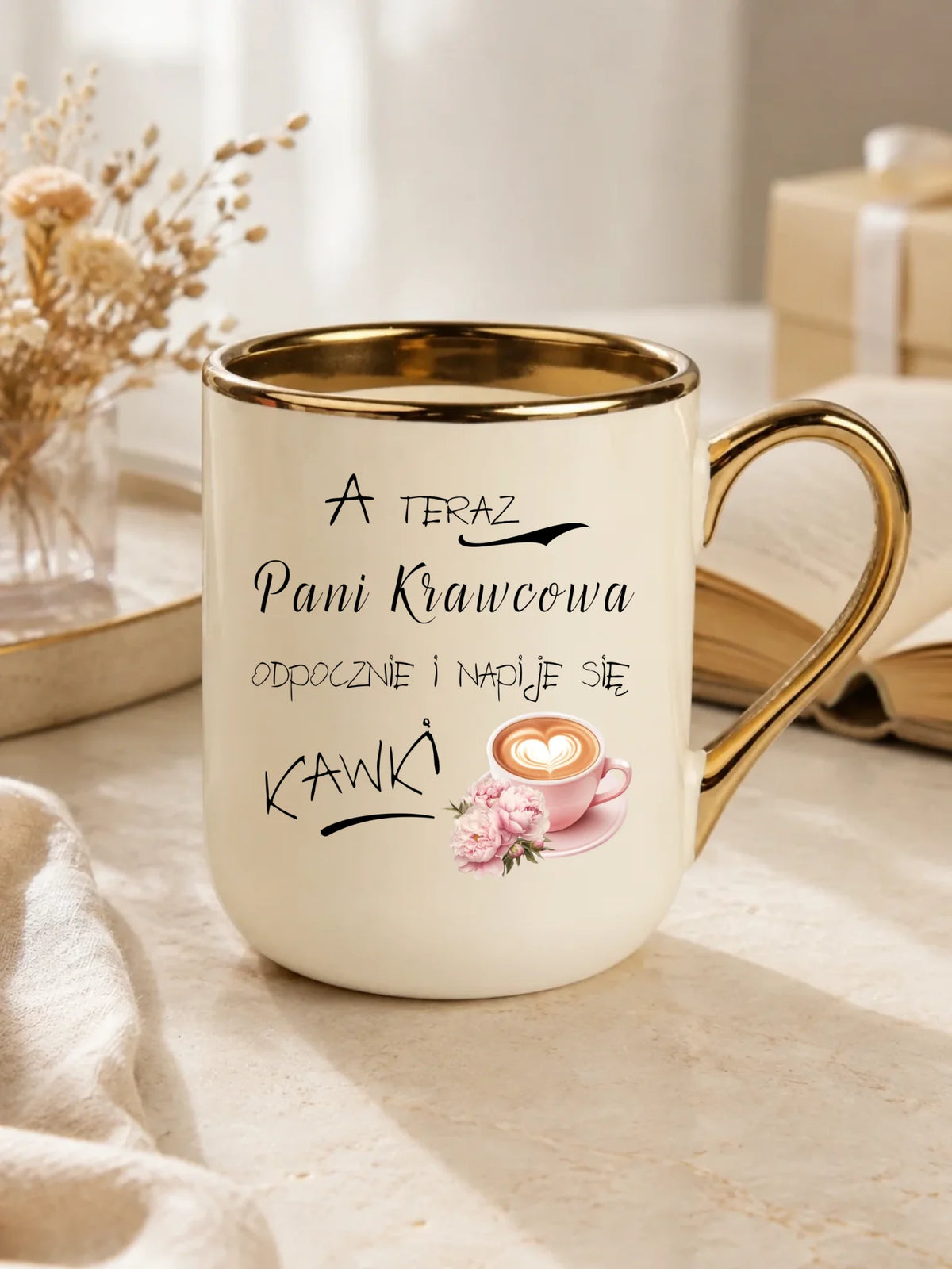 Kubek elegant szyciowy dla krawcowej - Napije się kawki HS27