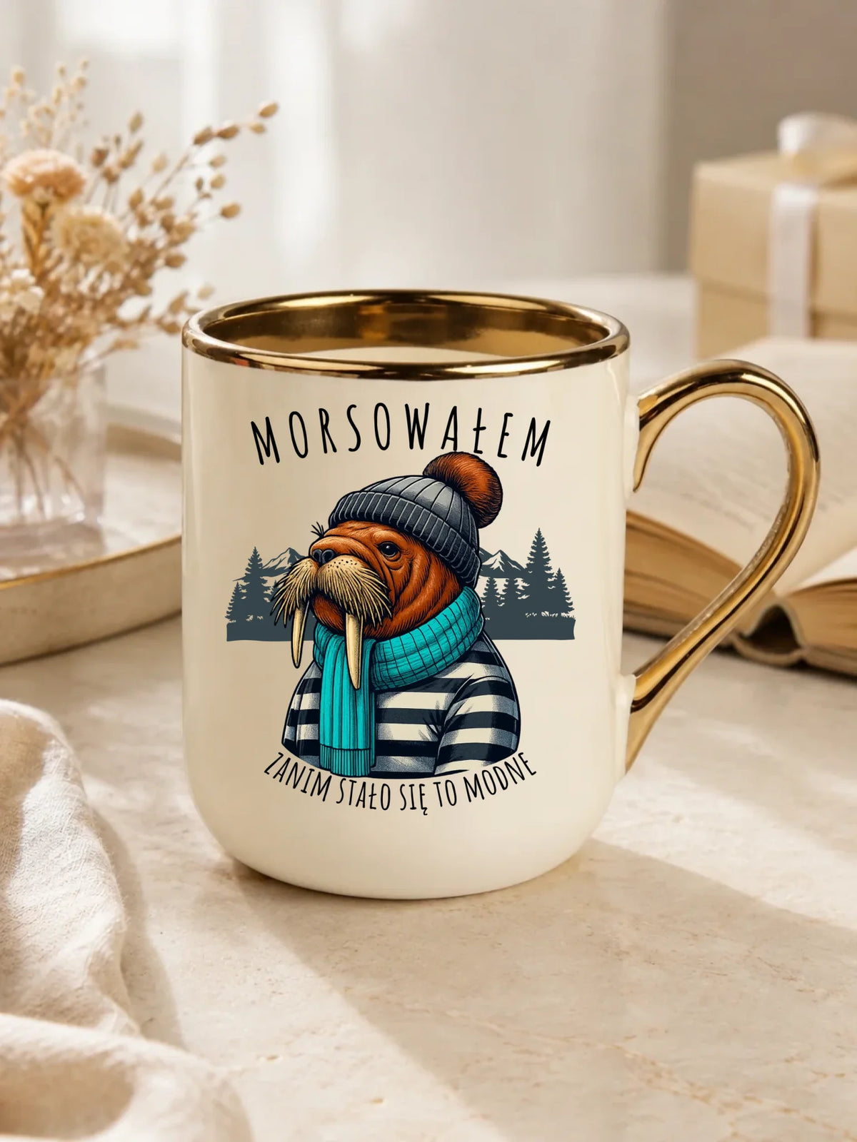 Kubek elegant - prezent dla morsa - Morsowałem zanim stało się to modne - Mors HM08