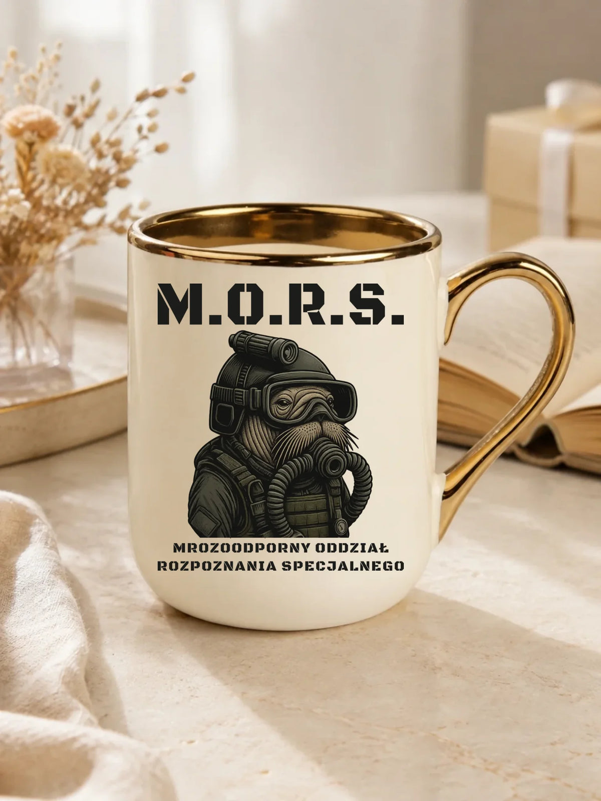 Kubek elegant - prezent dla morsa - M.O.R.S. Mrozoodporny Oddział Rozpoznania Specjalnego HM20
