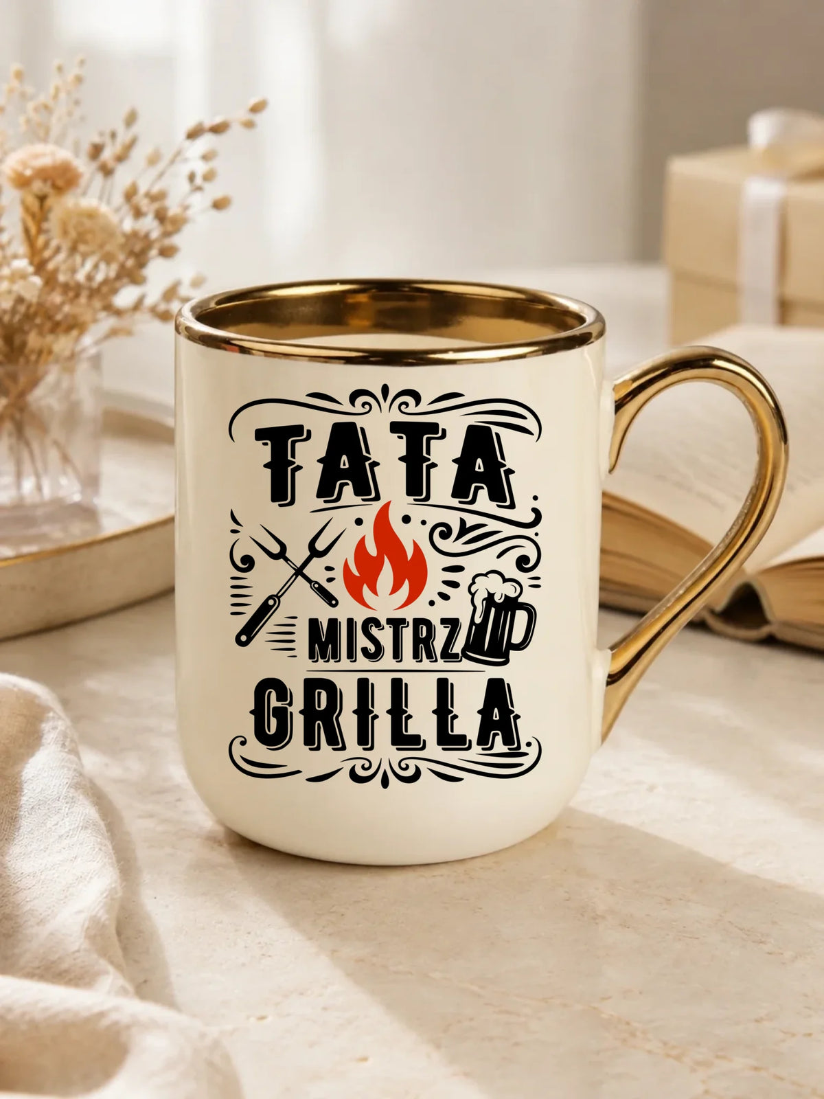 Kubek elegant dla taty - Tata mistrz grilla DT53