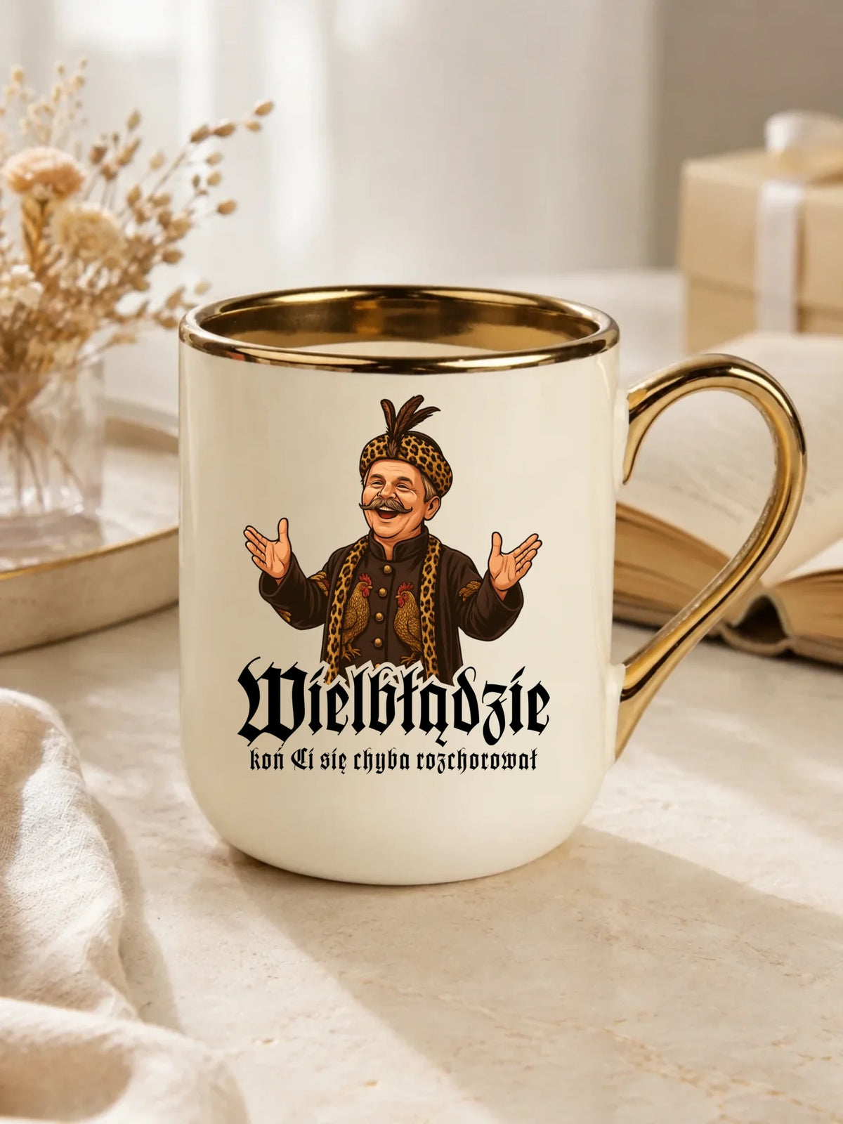 Kubek elegant - Wielbłądzie, koń Ci się chyba rozchorował - dla fanów serialu 1670 H61