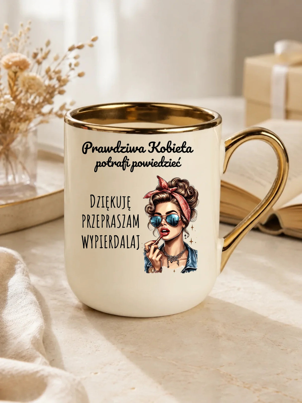 Kubek elegant - Prawdziwa kobieta - bez cenzury DZ15