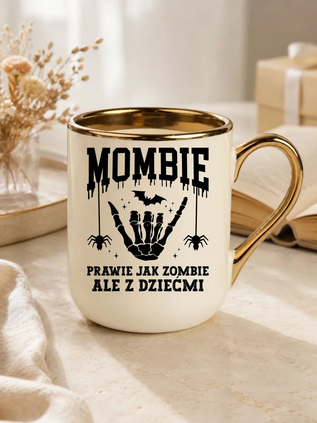 Kubek elegant dla mamy - Mombie - zombie z dziećmi HL18