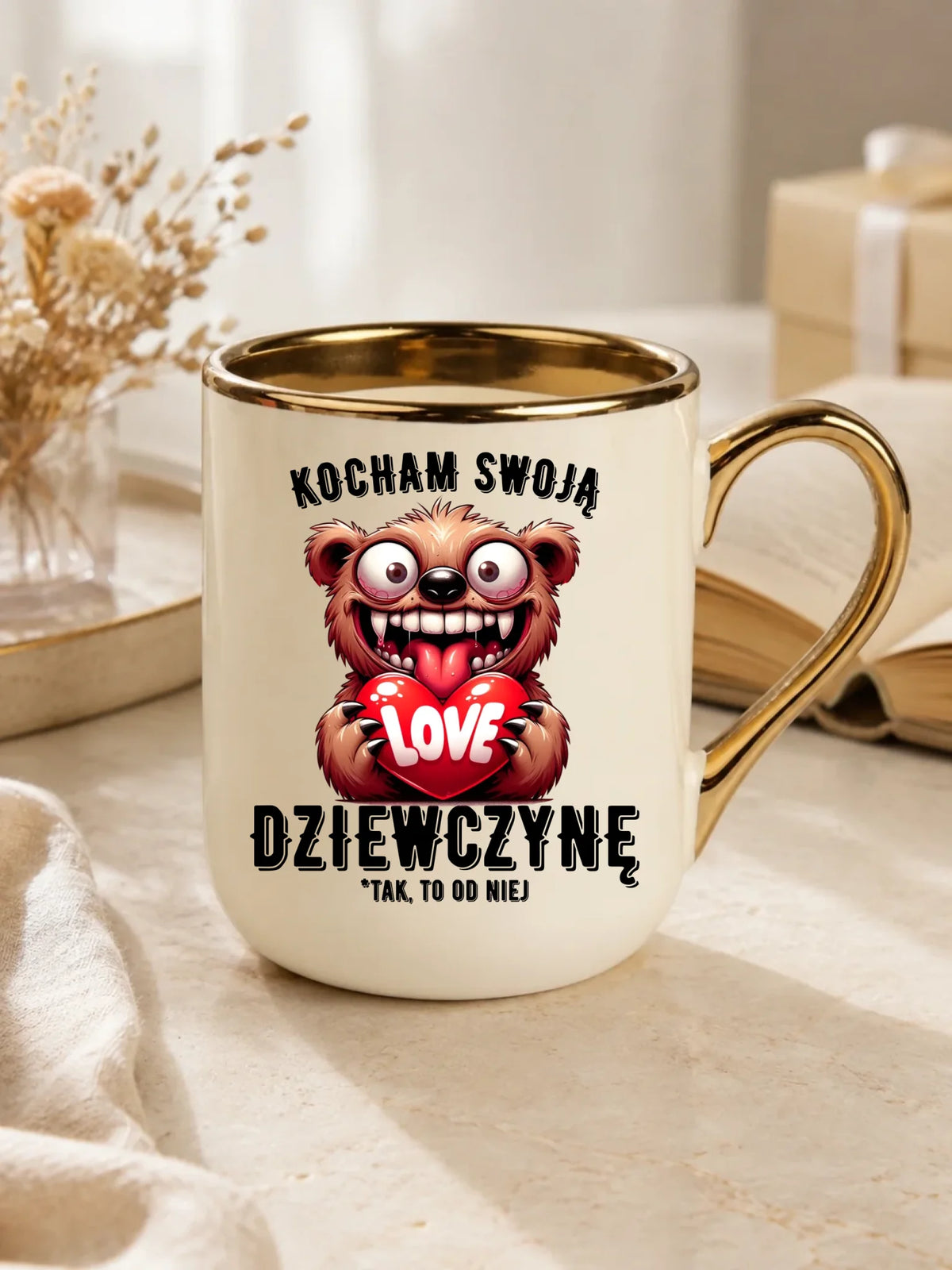 Kubek elegant dla chłopaka - Kocham swoją dziewczynę W30