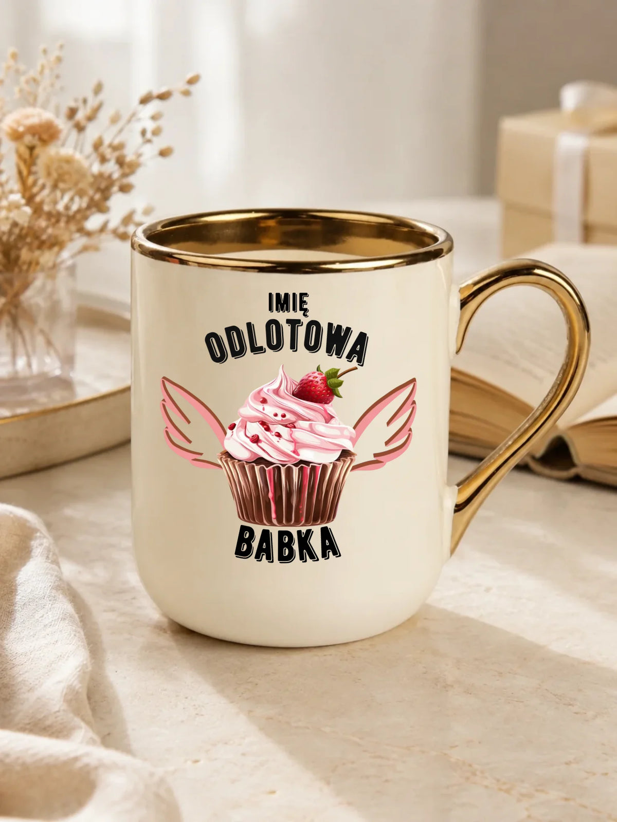 Kubek elegant - Odlotowa babka - personalizowany DZ06