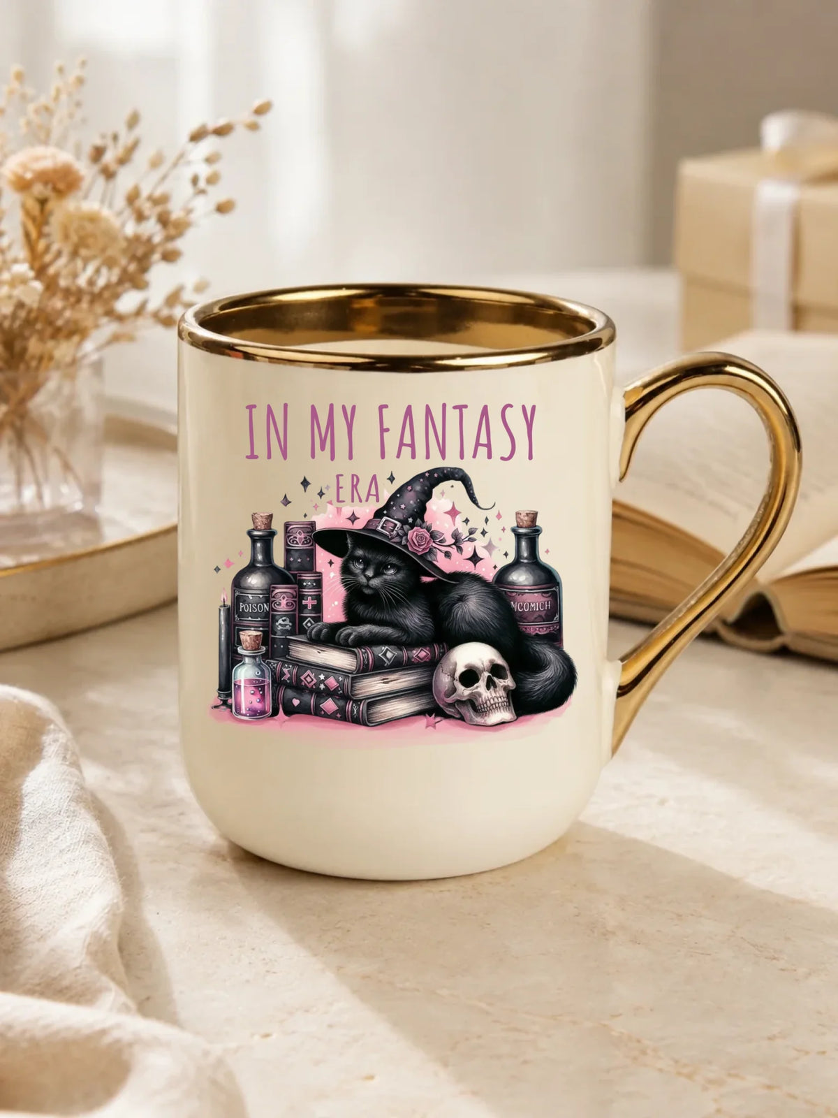 Kubek elegant na Halloween - In my fantasy era HL04