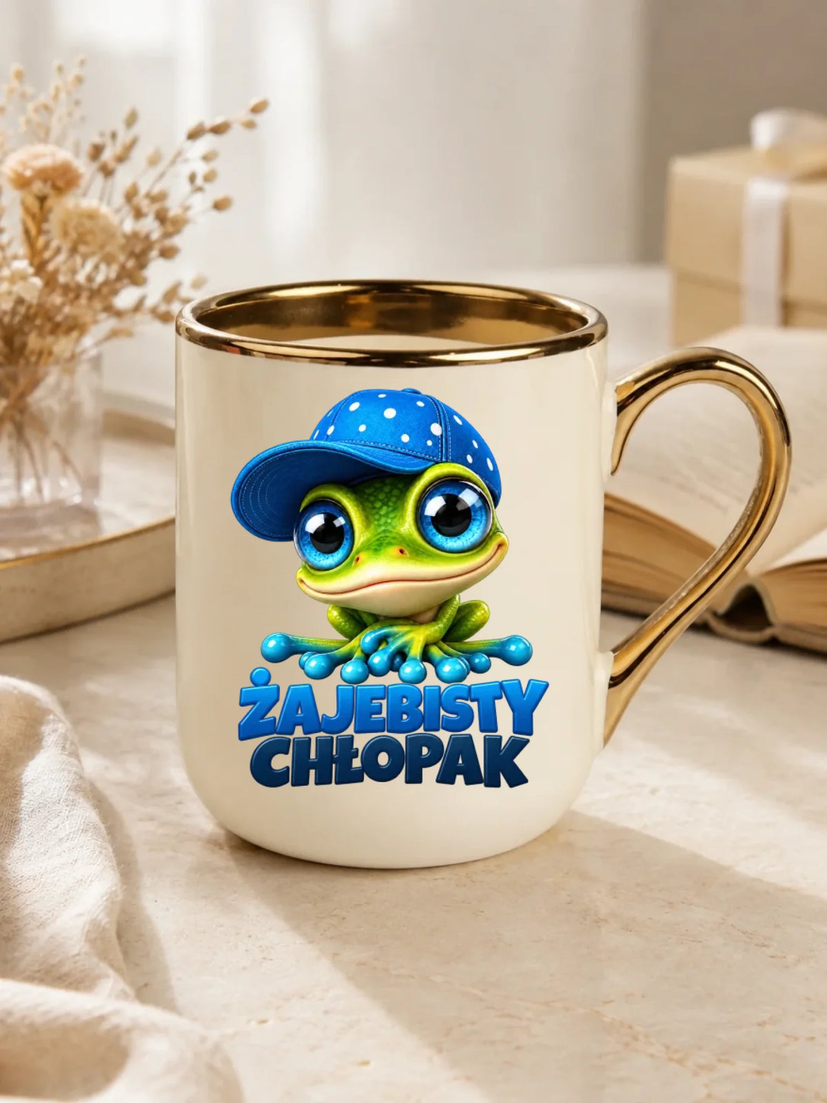 Kubek elegant - Żajebisty Chłopak - personalizowany DCH01