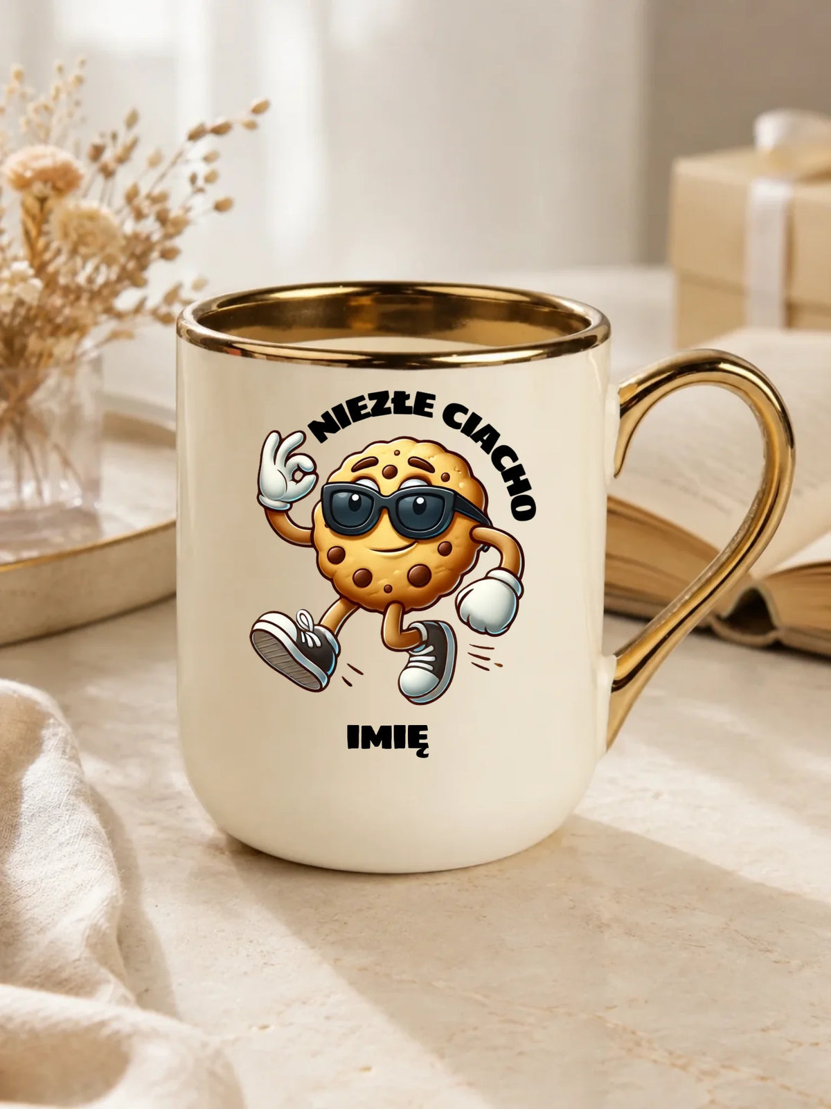 Kubek elegant - Niezłe ciacho - personalizowany DCH31