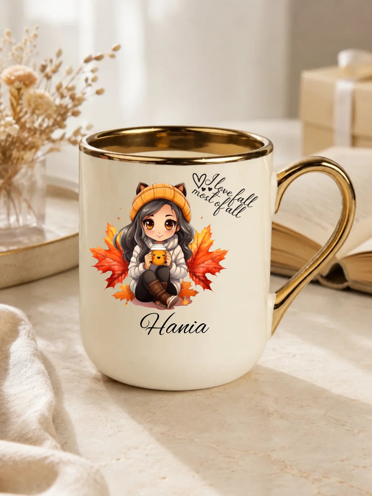 Kubek elegant jesieniara - Anime - personalizowany JS06