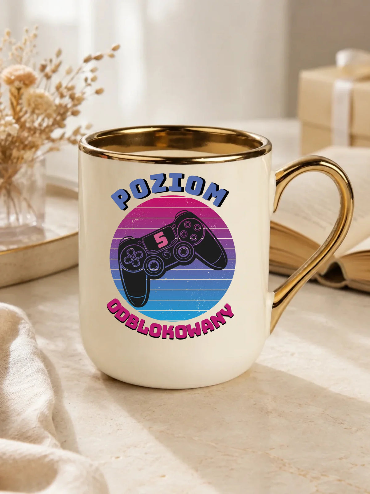 Kubek elegant dla dziewczynki powrót do szkoły Poziom odblokowany SZ02