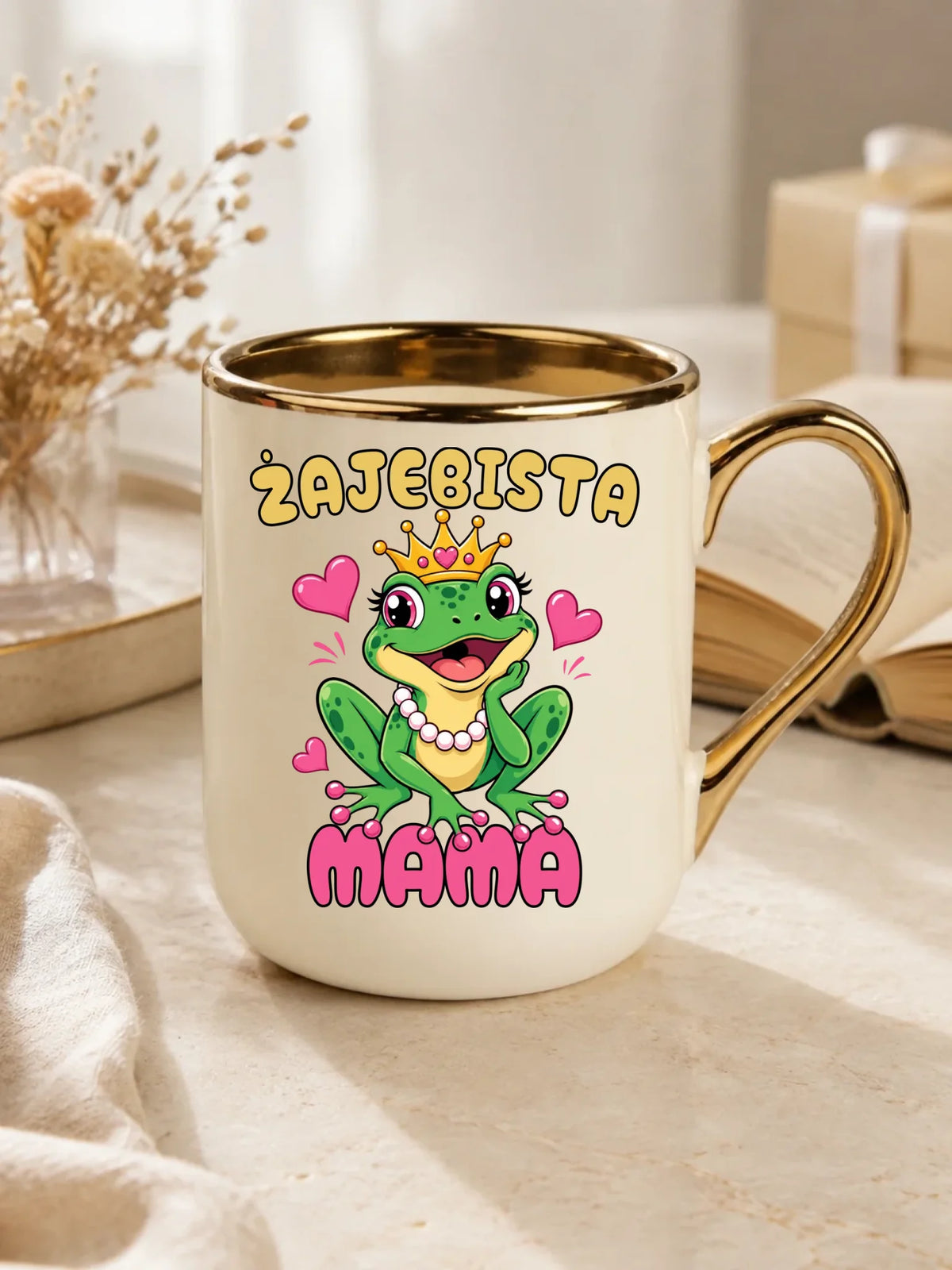 Kubek elegant dla mamy - Żajebista Mama DM50