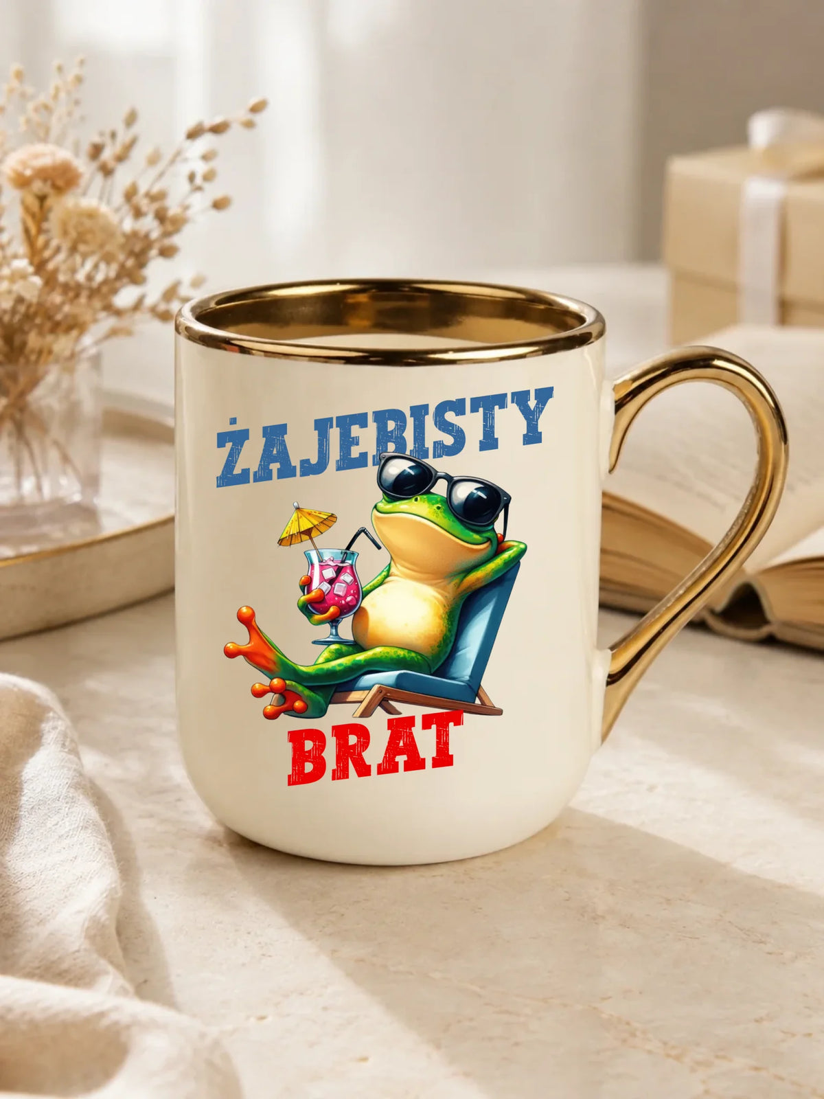 Kubek elegant dla brata - Żajebisty Brat DB01
