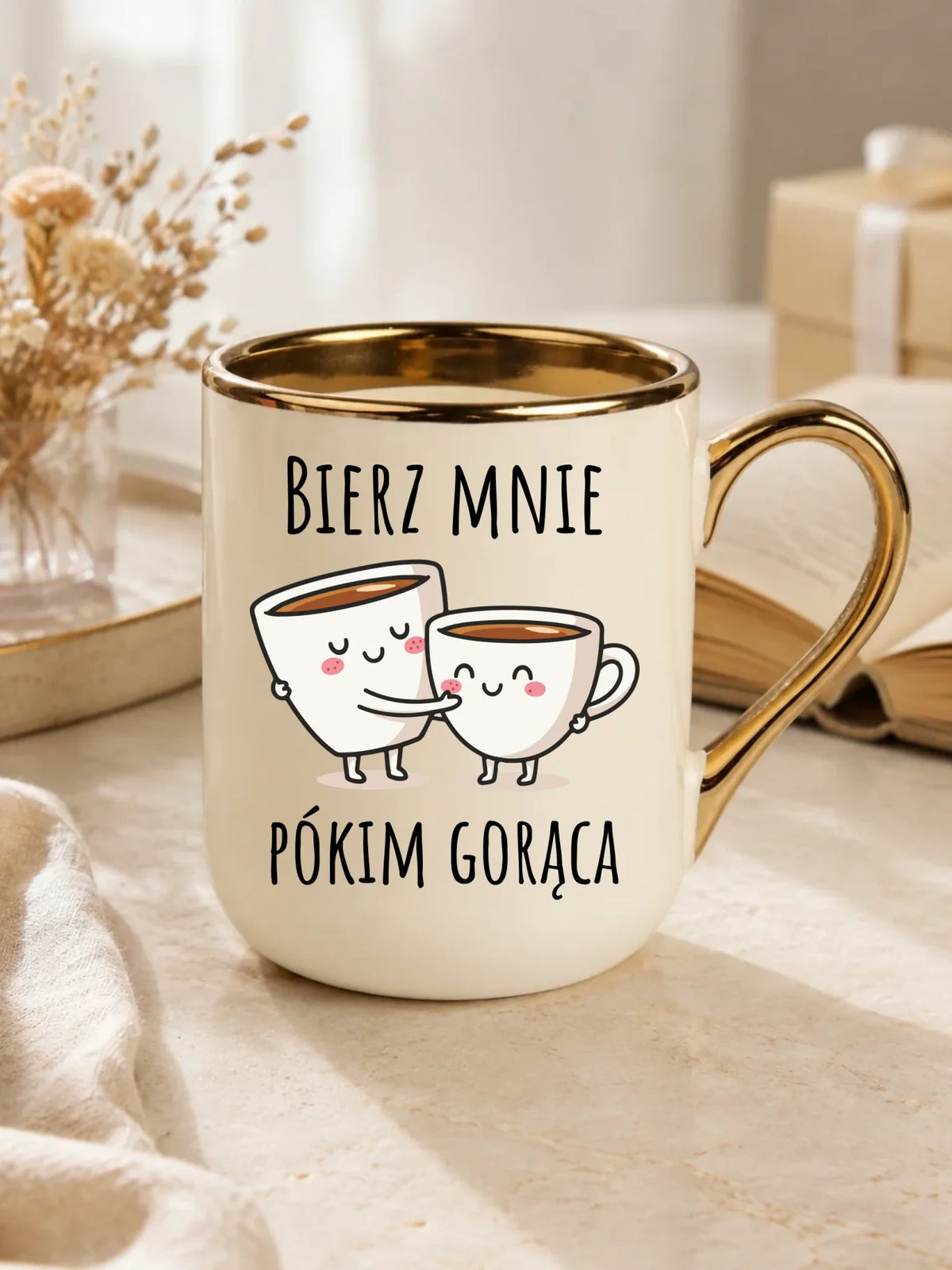 Kubek elegant - Bierz mnie pókim gorąca W88