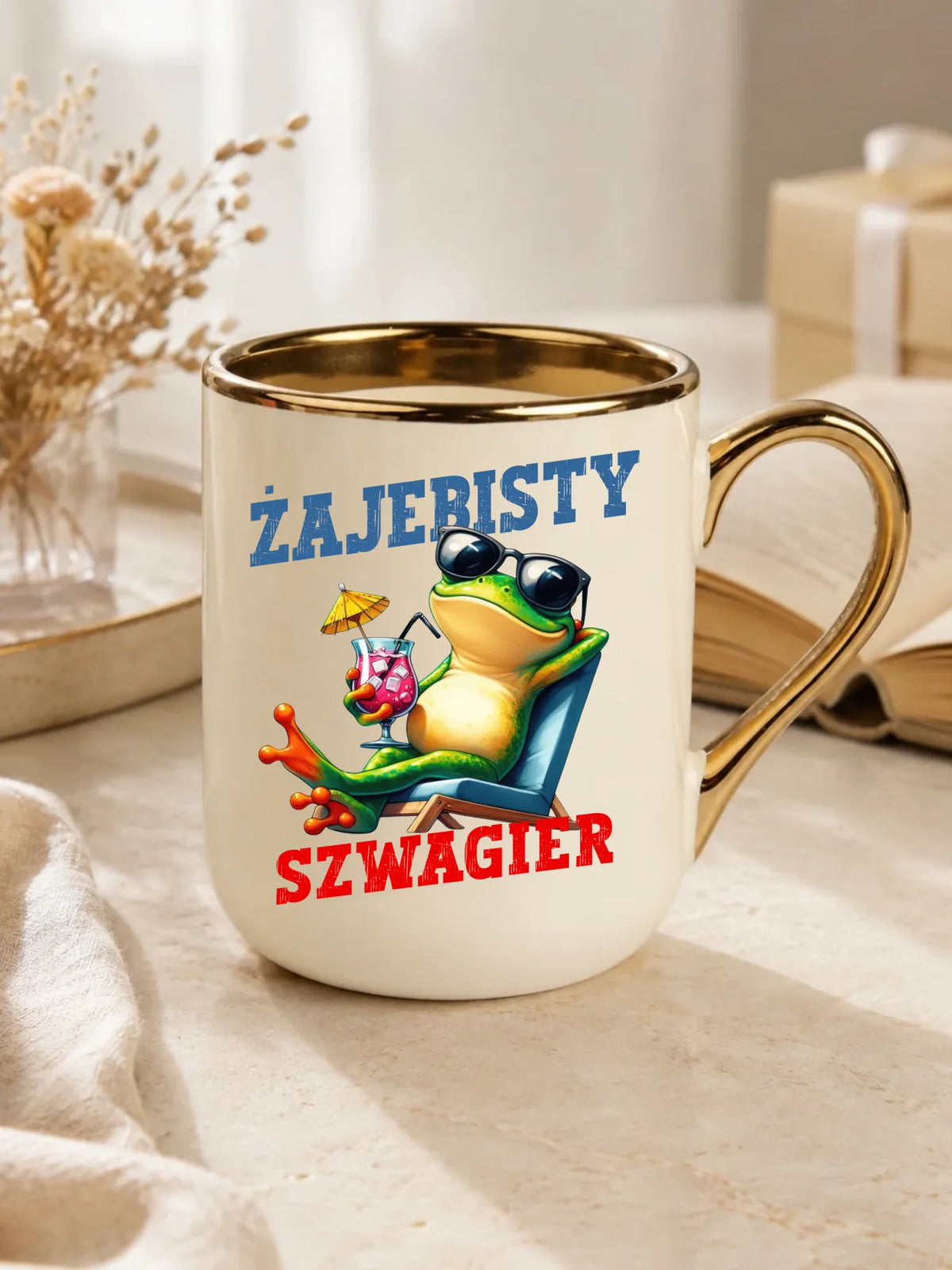 Kubek elegant dla szwagra - Żajebisty Szwagier DSZ01