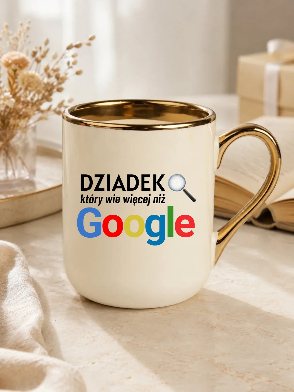 Kubek elegant dla dziadka - Dziadek który wie więcej niż google D44