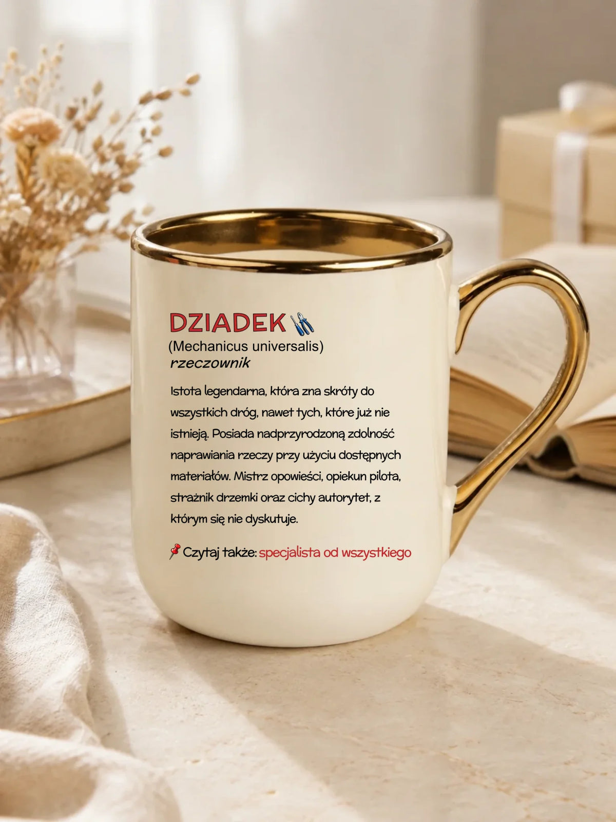 Kubek elegant dla dziadka - Dziadek śmieszna definicja D43