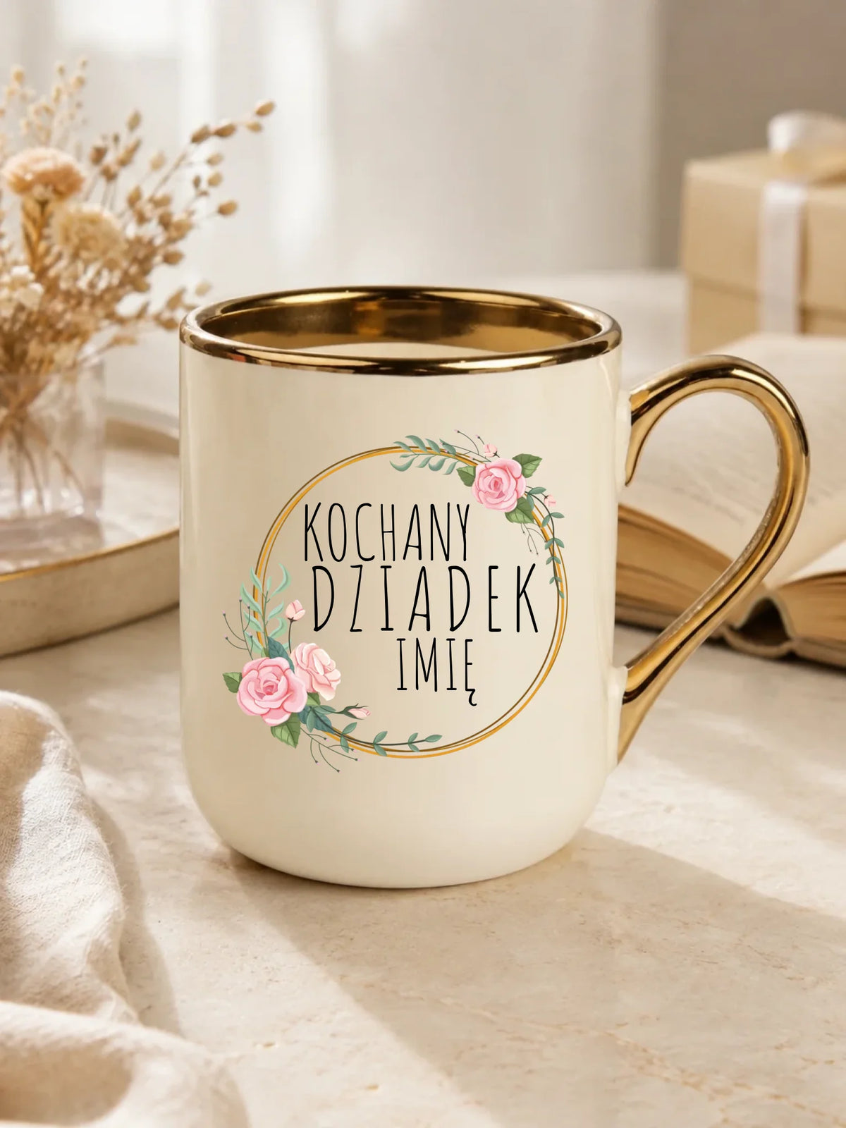 Kubek elegant dla dziadka - Kochany Dziadek - personalizowany D10