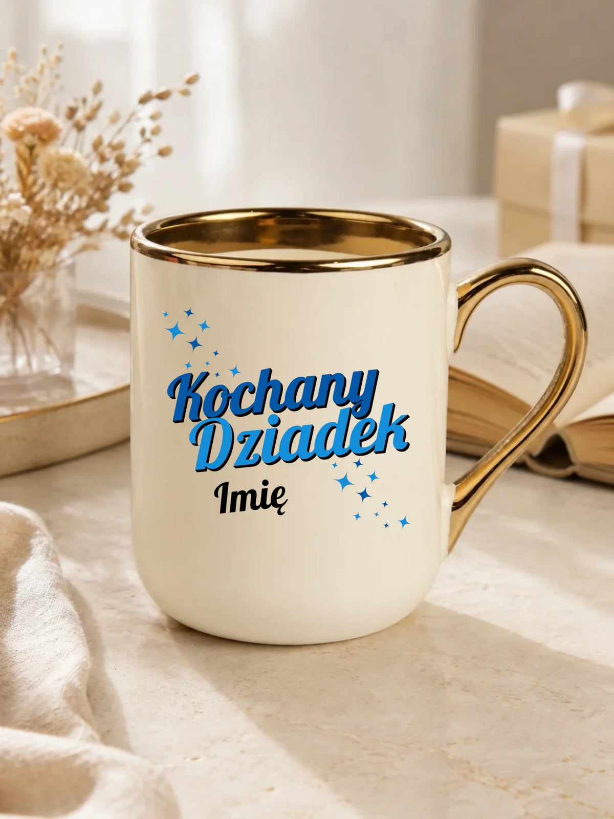 Kubek elegant dla dziadka - Kochany Dziadek - personalizowany D05