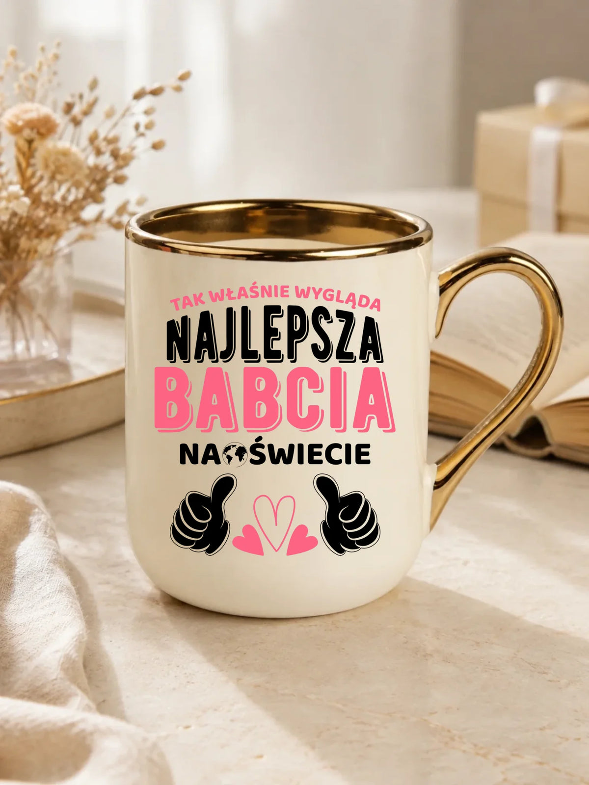 Kubek elegant dla babci - Tak wygląda najlepsza babcia na świecie B24