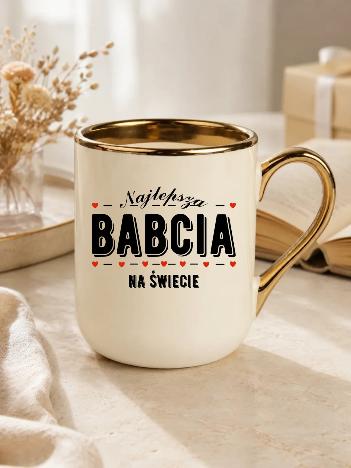 Kubek elegant dla babci - Najlepsza babcia na świecie B23