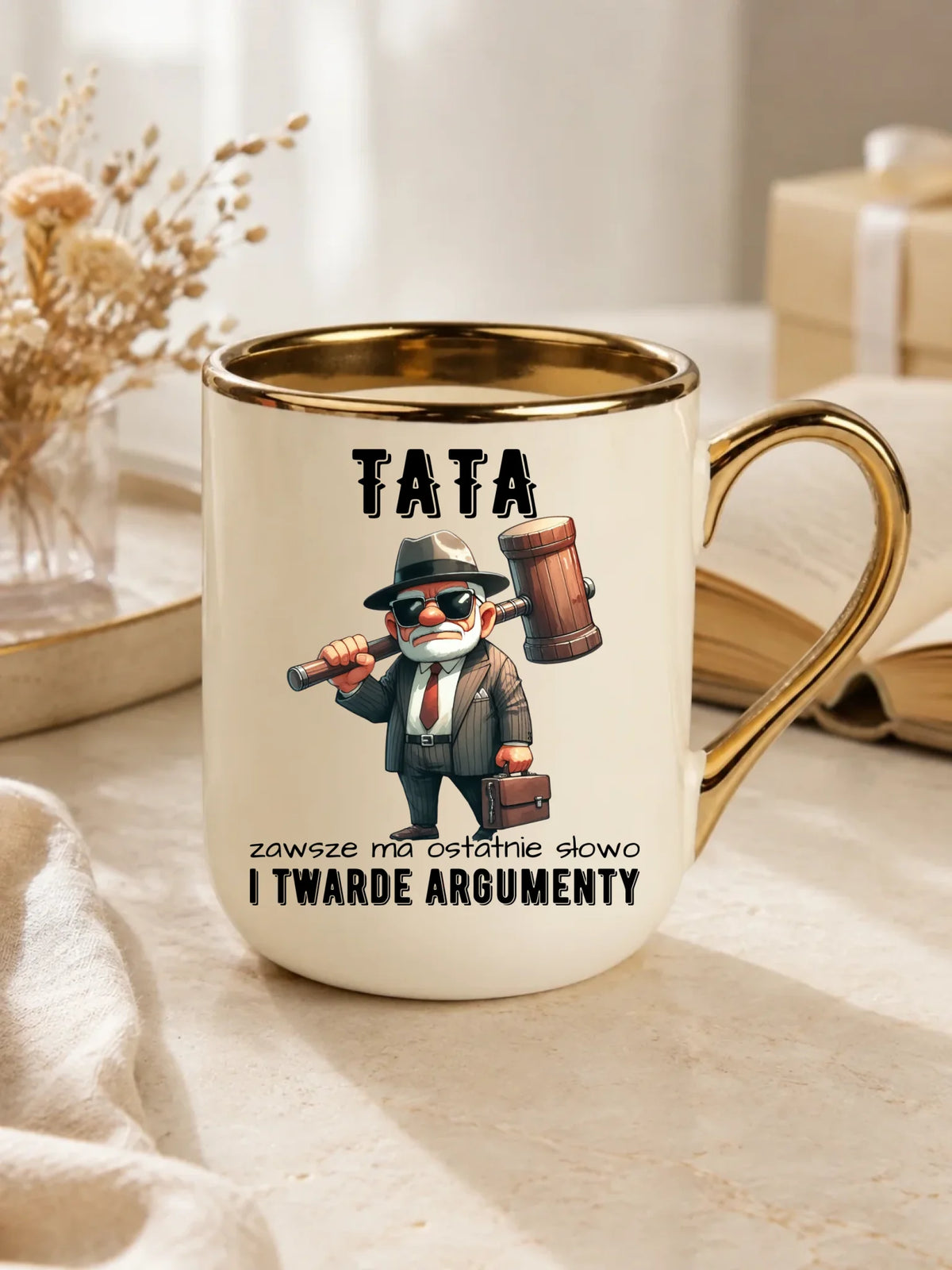 Kubek elegant dla taty - Tata zawsze ma ostatnie słowo DT82