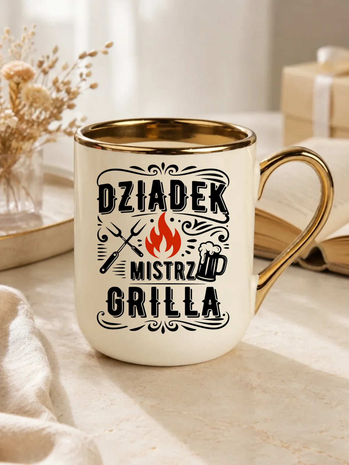 Kubek elegant dla dziadka - Dziadek mistrz grilla D33
