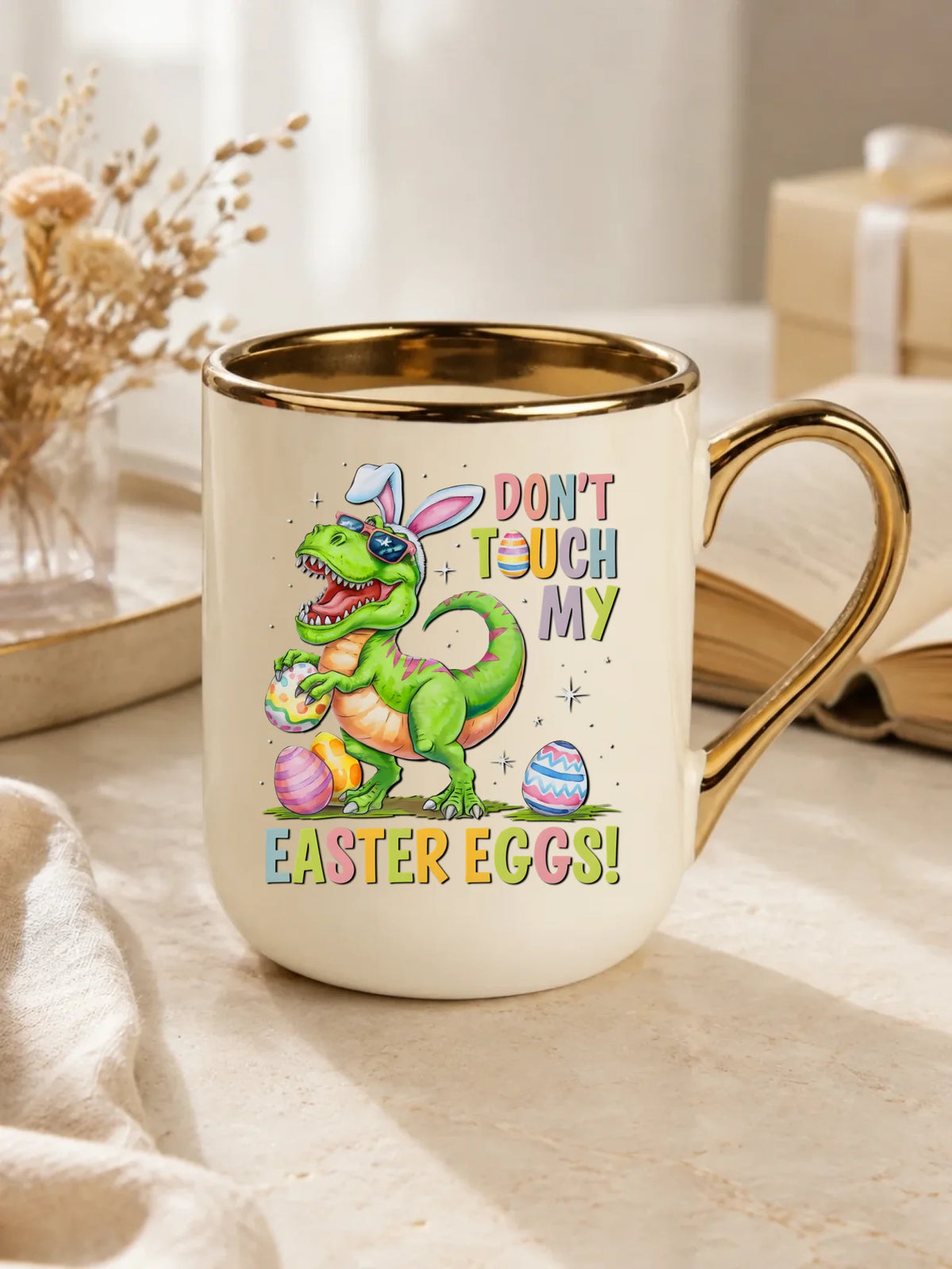 Don't touch my easter eggs | Kubek elegant na Wielkanoc WN34