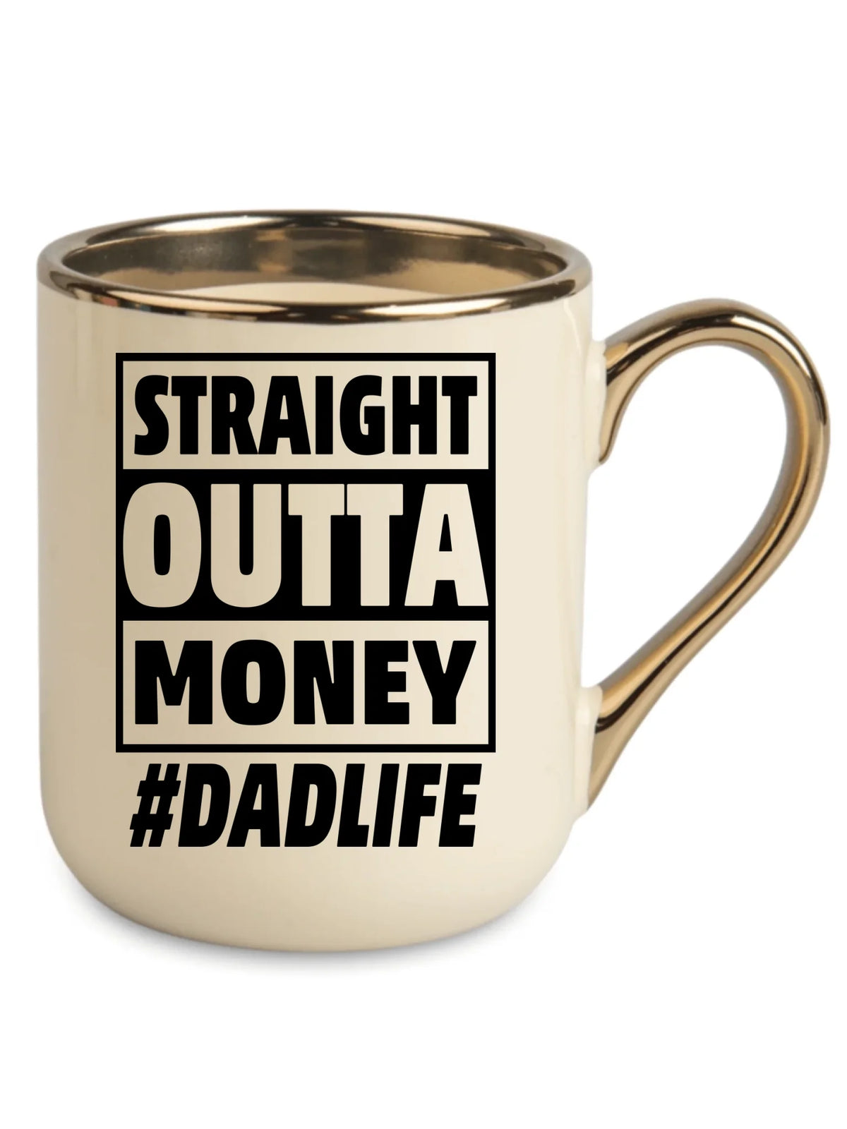 Straight outta money #dadlife | Kubek elegant dla taty DT79