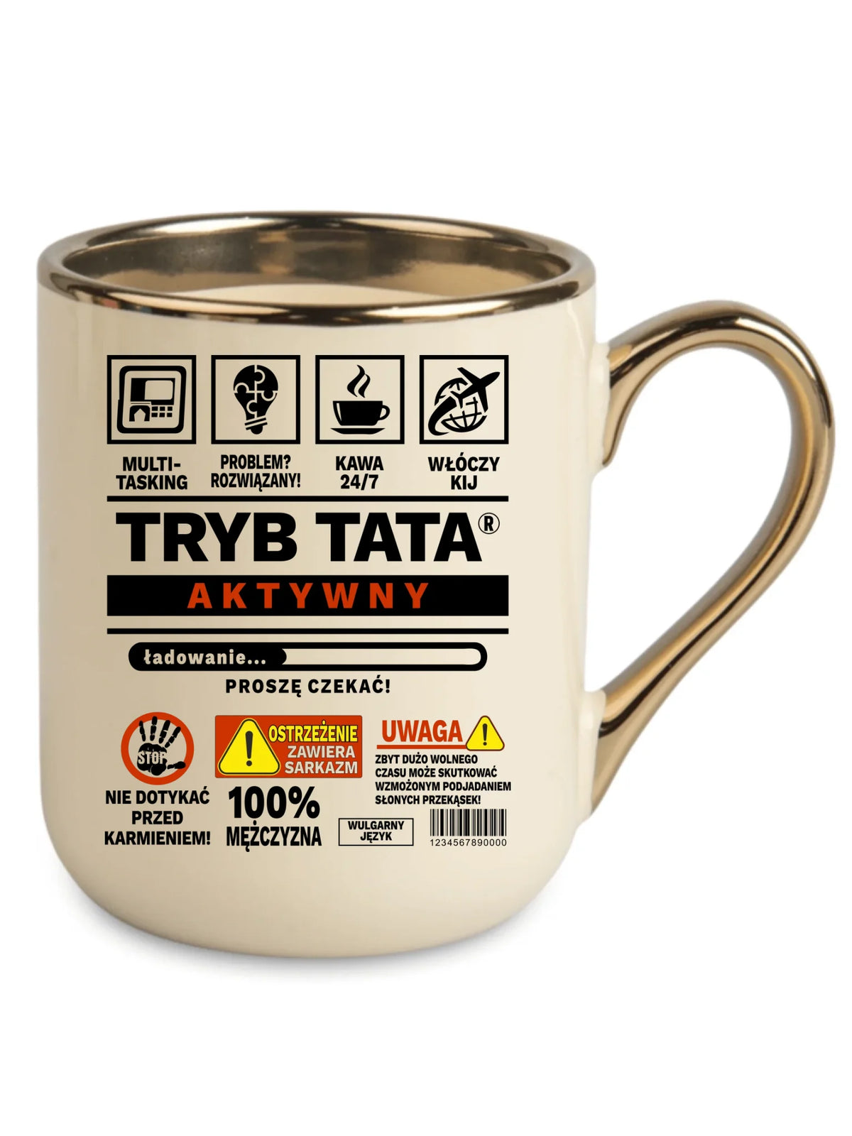 Tryb tata aktywny | Kubek elegant na prezent DT51