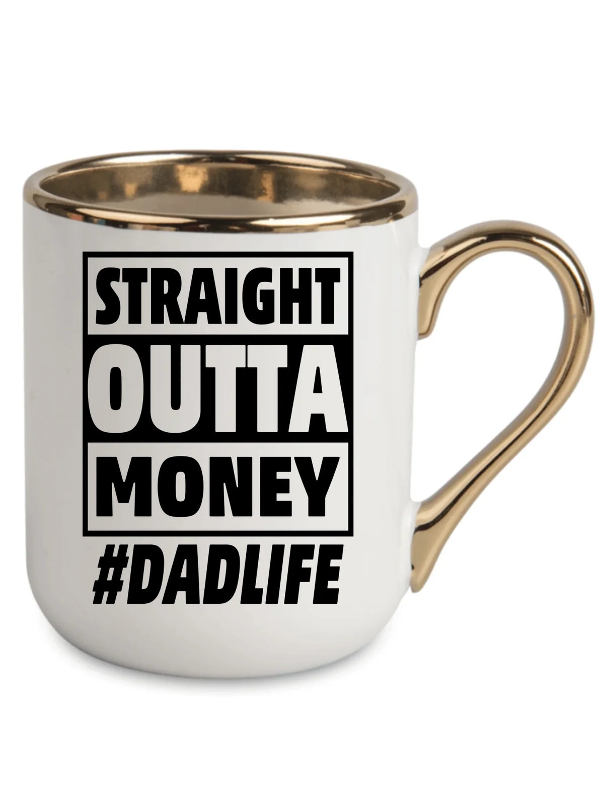 Straight outta money #dadlife | Kubek elegant dla taty DT79