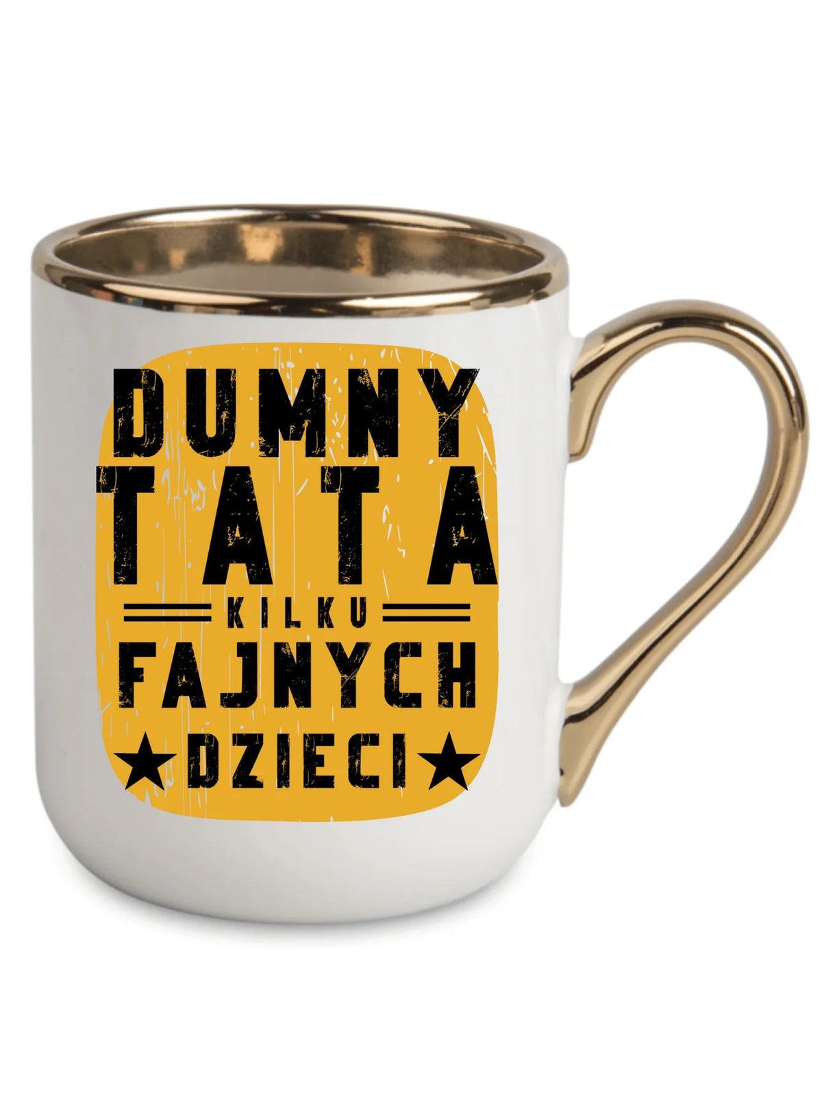 Dumny tata kilku fajnych dzieci | Kubek elegant dla taty DT60