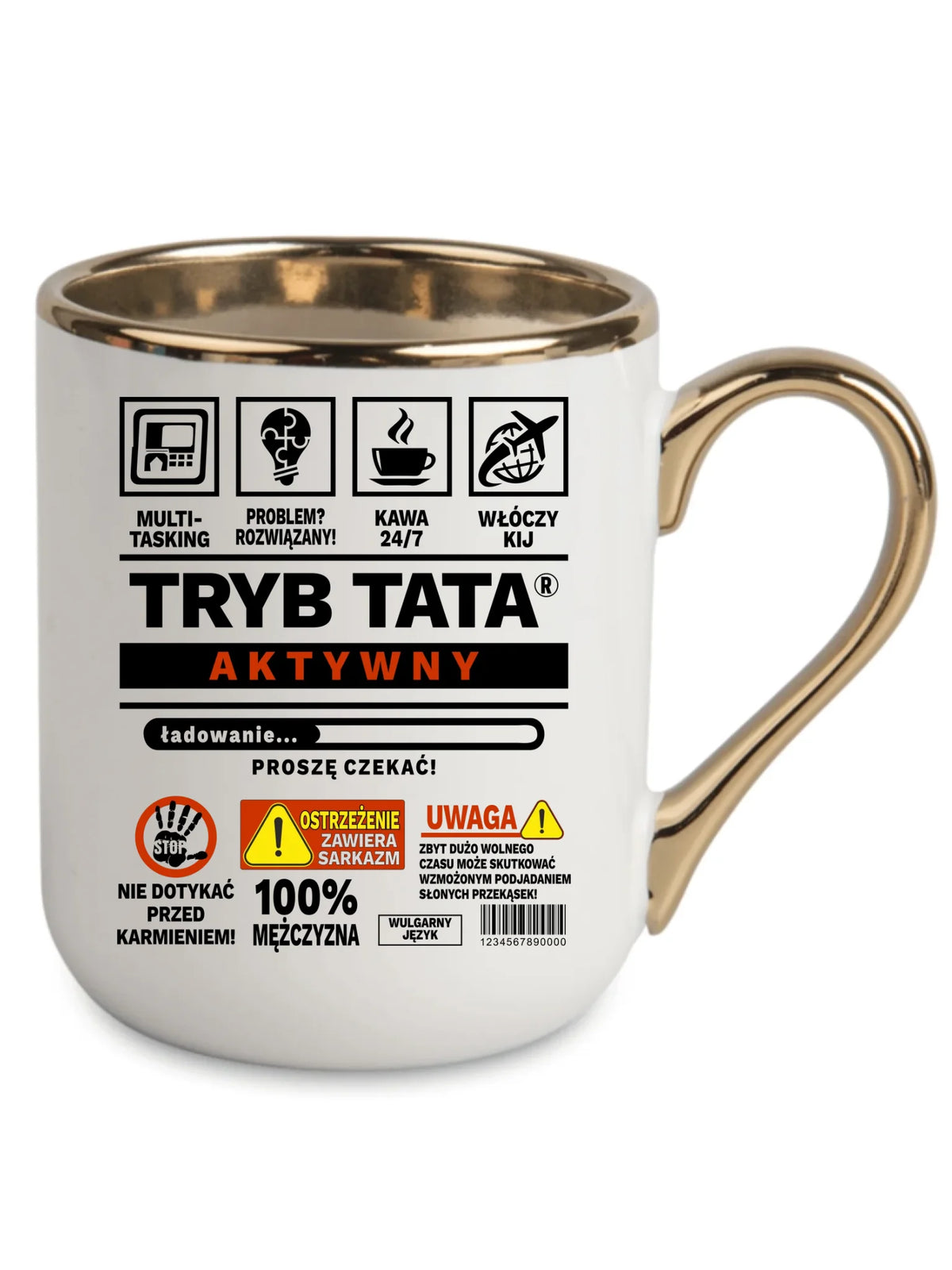 Tryb tata aktywny | Kubek elegant na prezent DT51