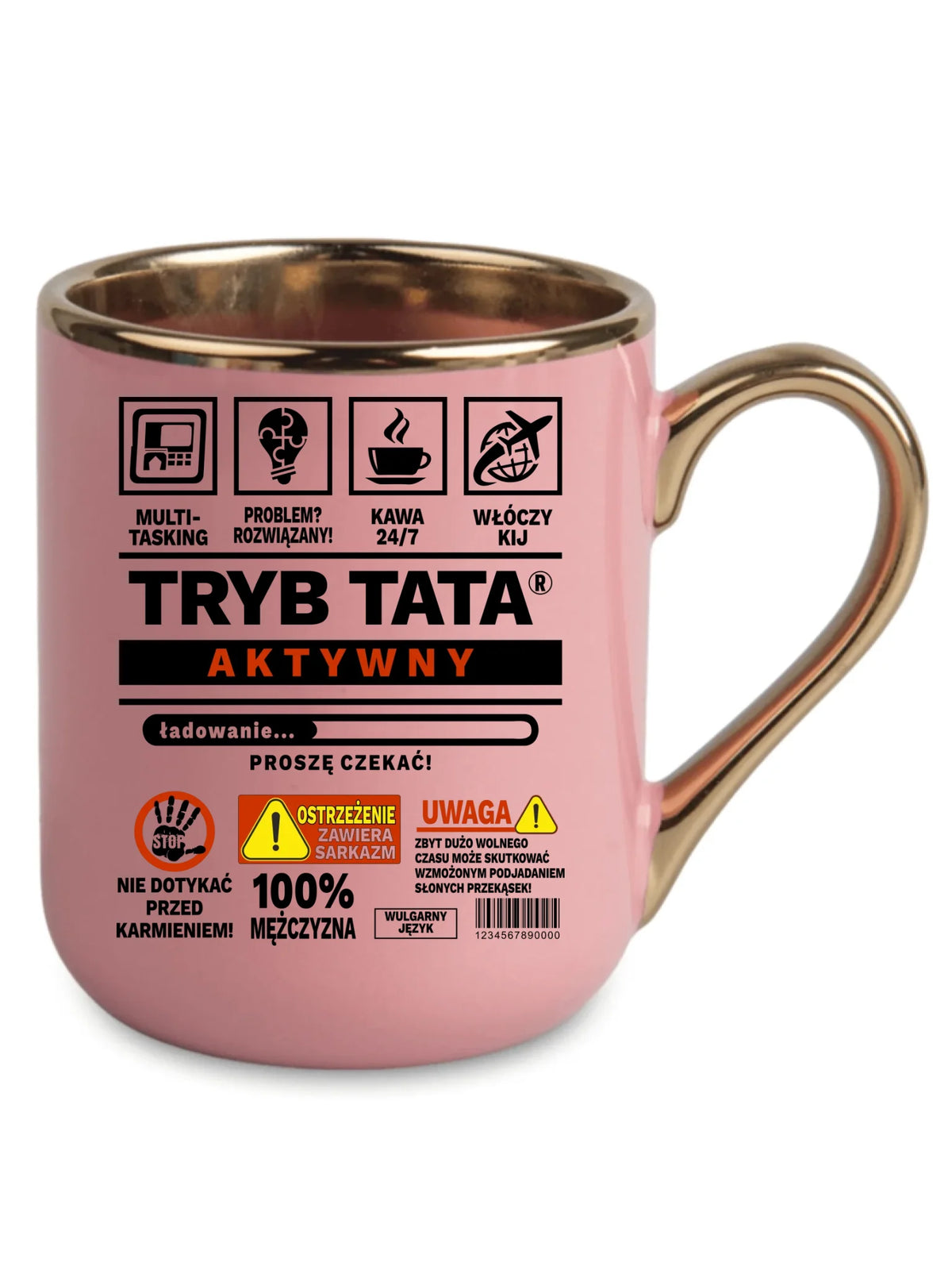Tryb tata aktywny | Kubek elegant na prezent DT51
