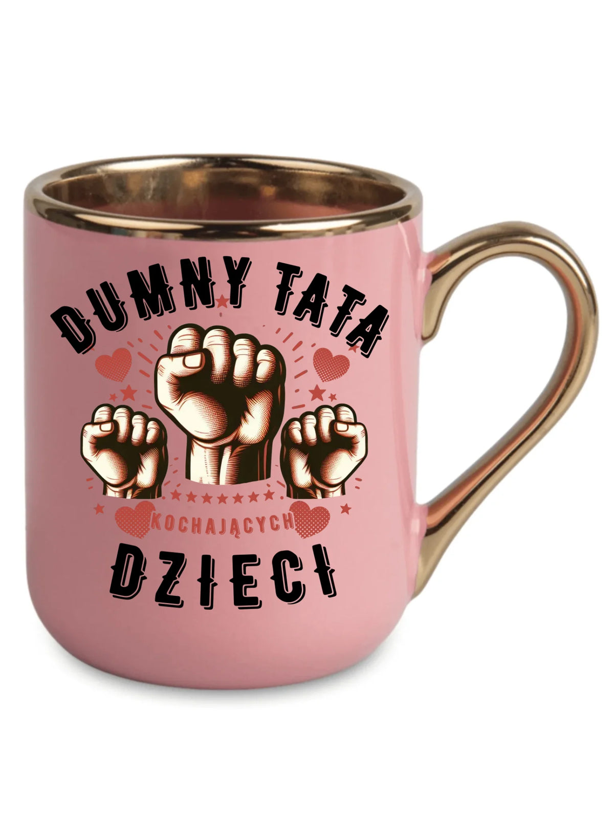 Dumny tata kochających dzieci | Kubek elegant prezent dla taty DT44