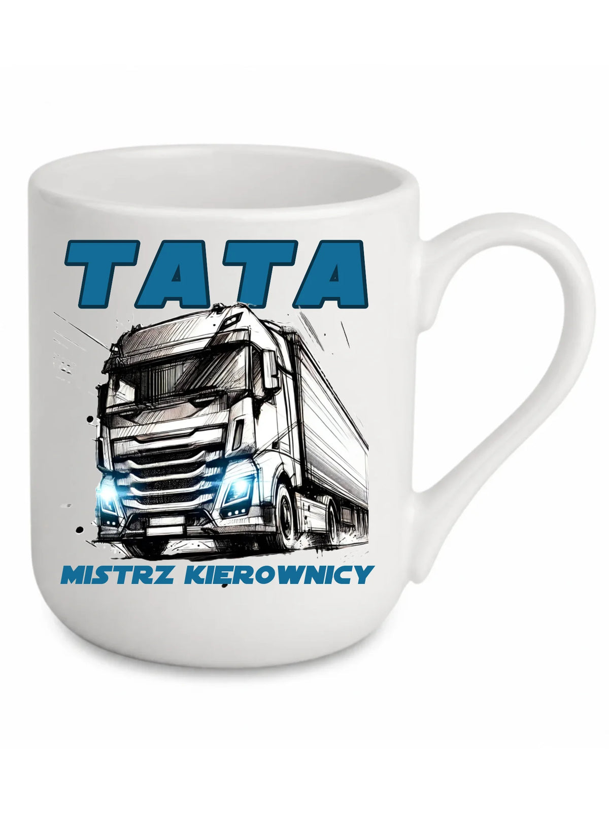 Mistrz kierownicy | Kubek elegant dla taty kierowcy ciężarówki DT80