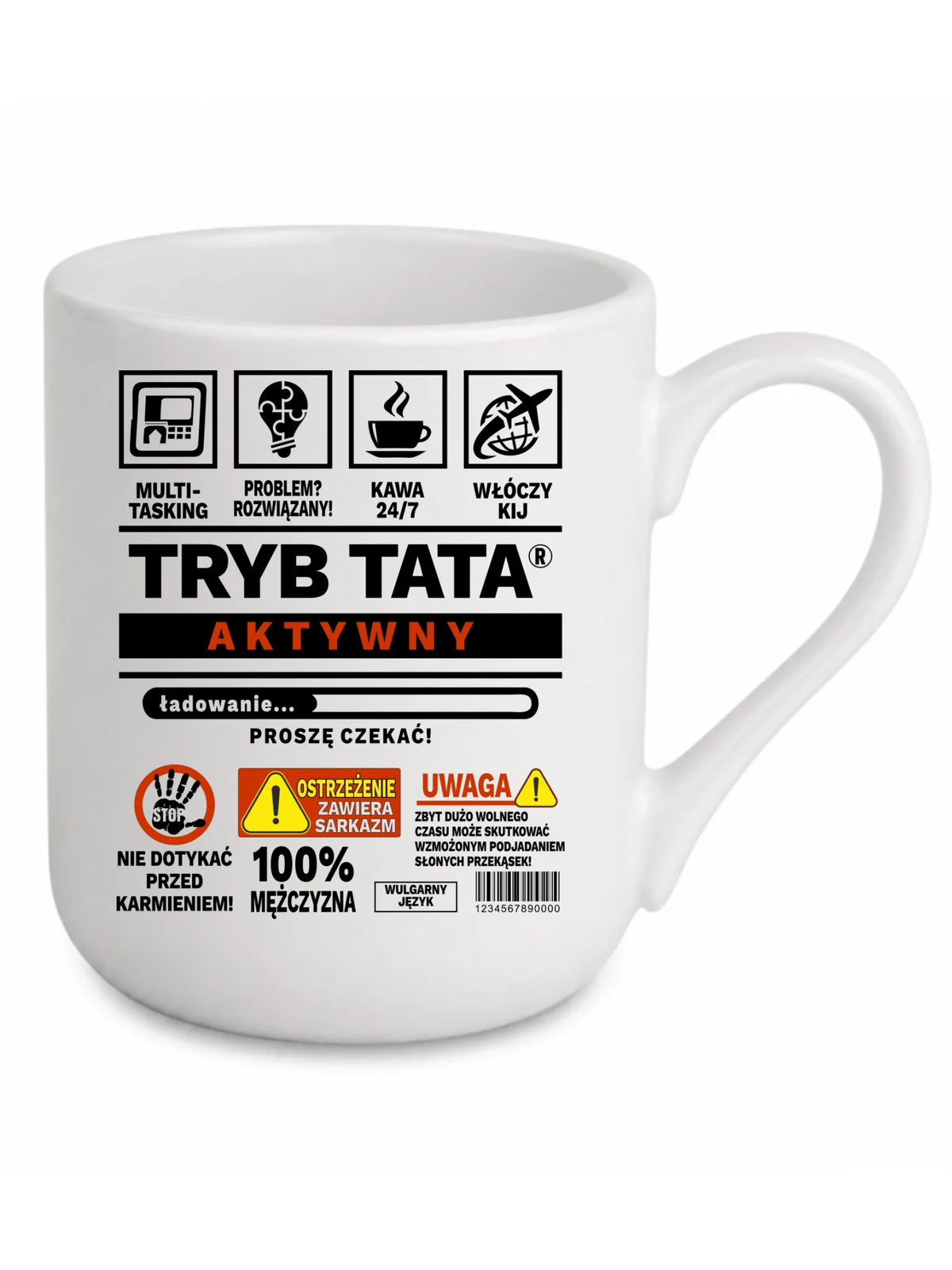 Tryb tata aktywny | Kubek elegant na prezent DT51