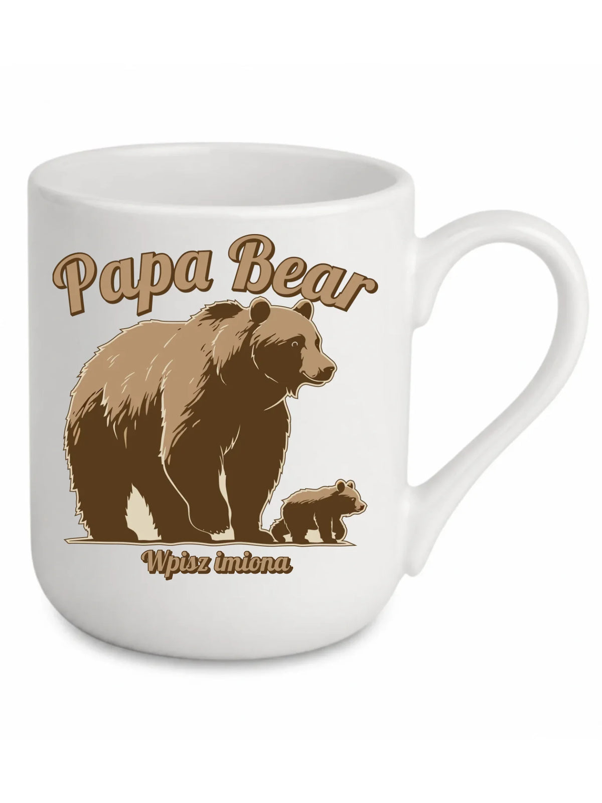 Papa Bear imiona | Kubek elegant dla taty DT50