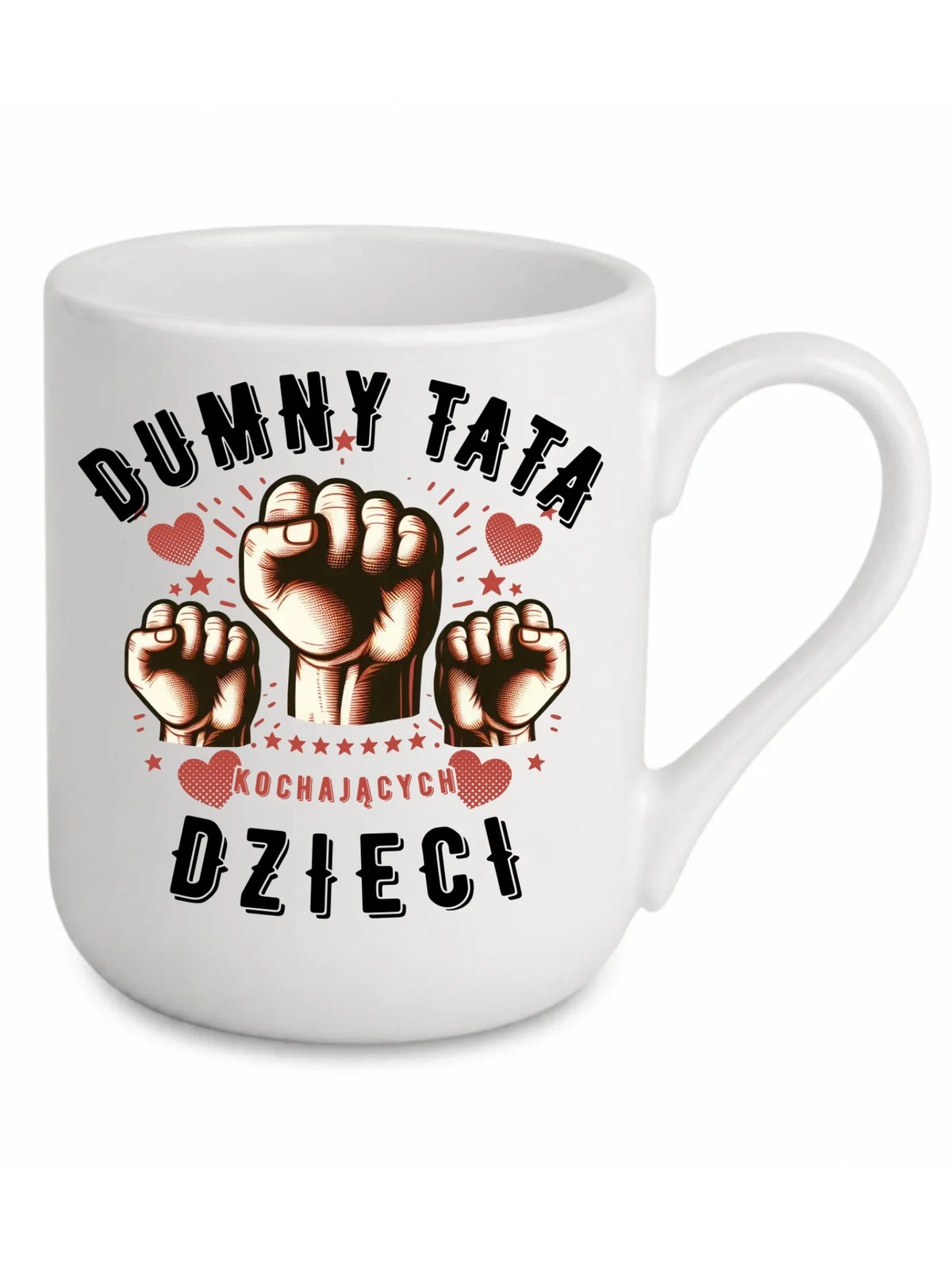 Dumny tata kochających dzieci | Kubek elegant prezent dla taty DT44