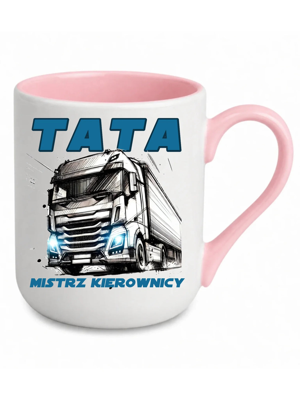 Mistrz kierownicy | Kubek elegant dla taty kierowcy ciężarówki DT80