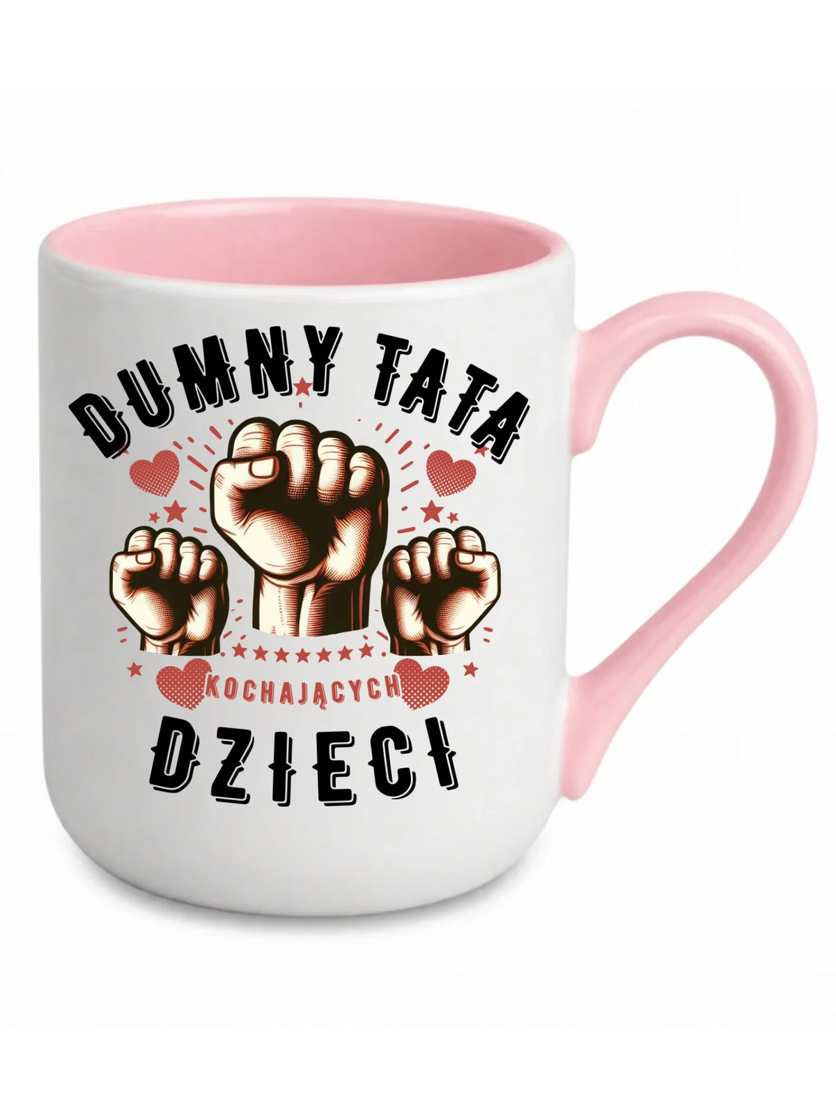 Dumny tata kochających dzieci | Kubek elegant prezent dla taty DT44