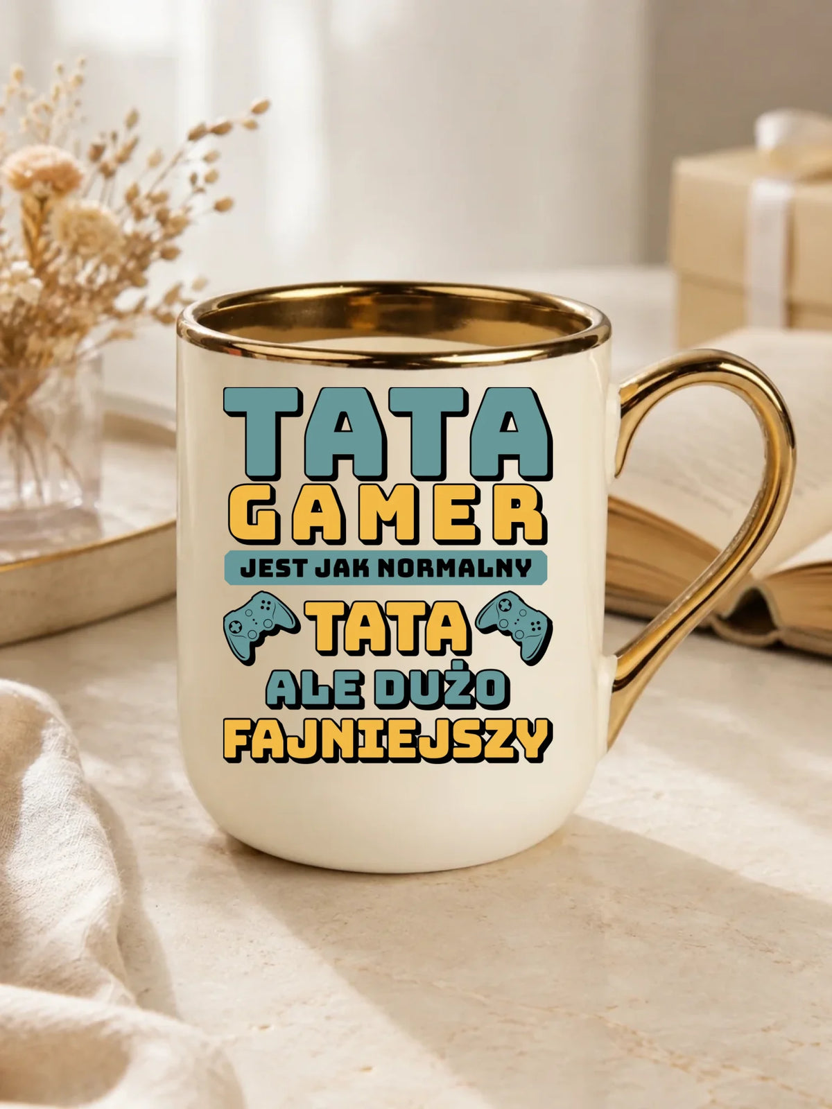 Tata gamer | Kubek elegant prezent dla taty DT71
