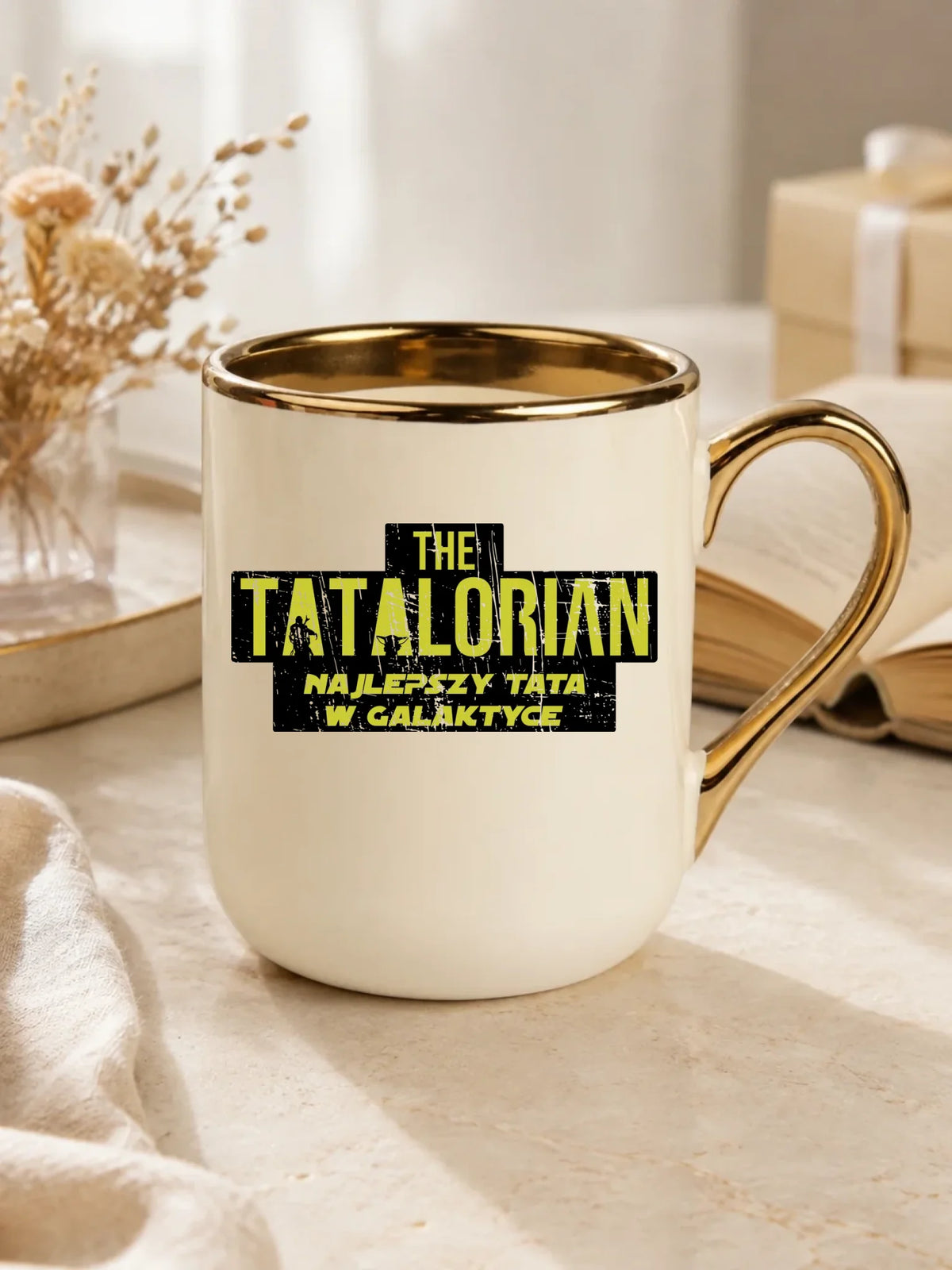 Tatalorian najlepszy tata w galaktyce | Kubek elegant na prezent DT59
